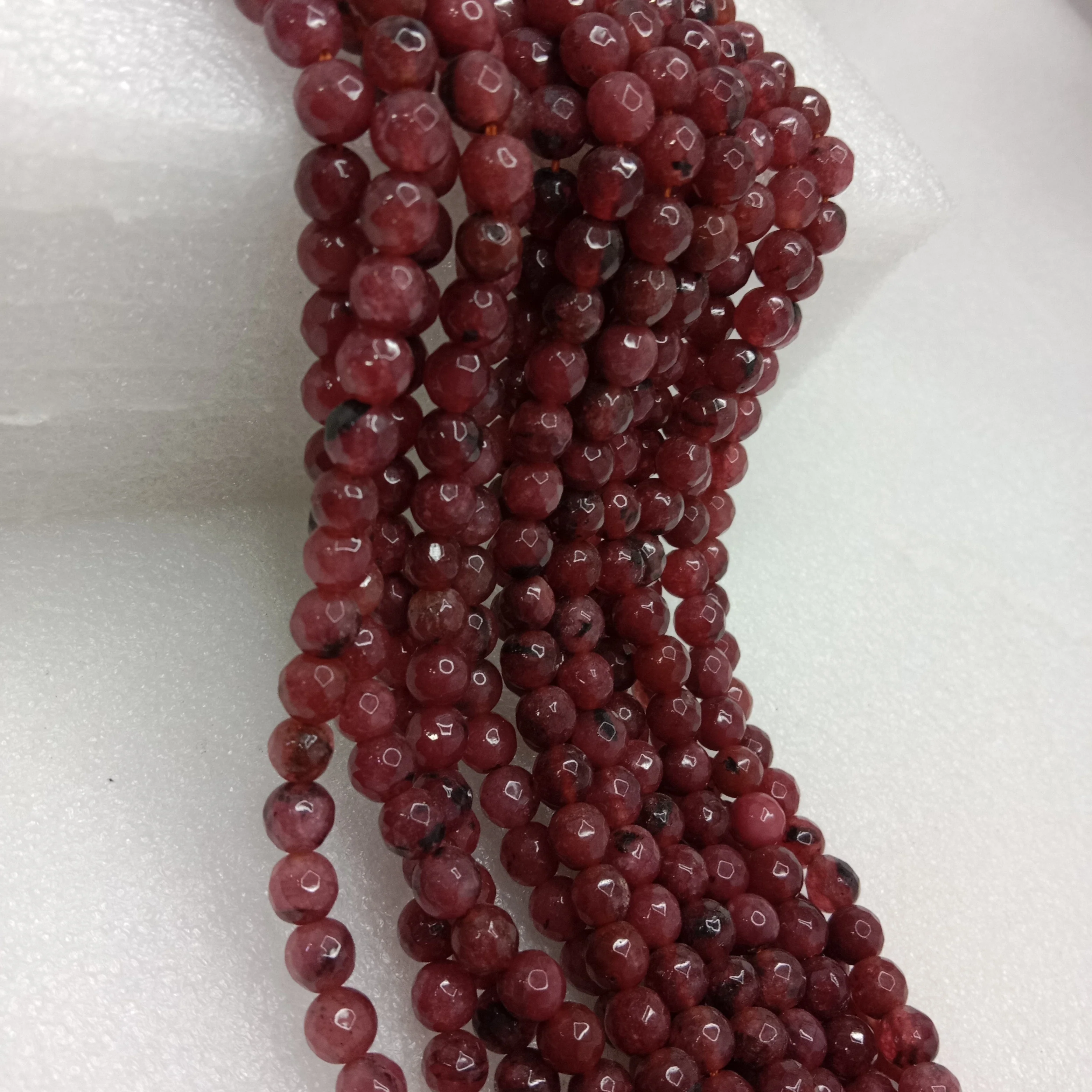 Ruby High Quality agate Round Beads 6mm 1 string(60pcs