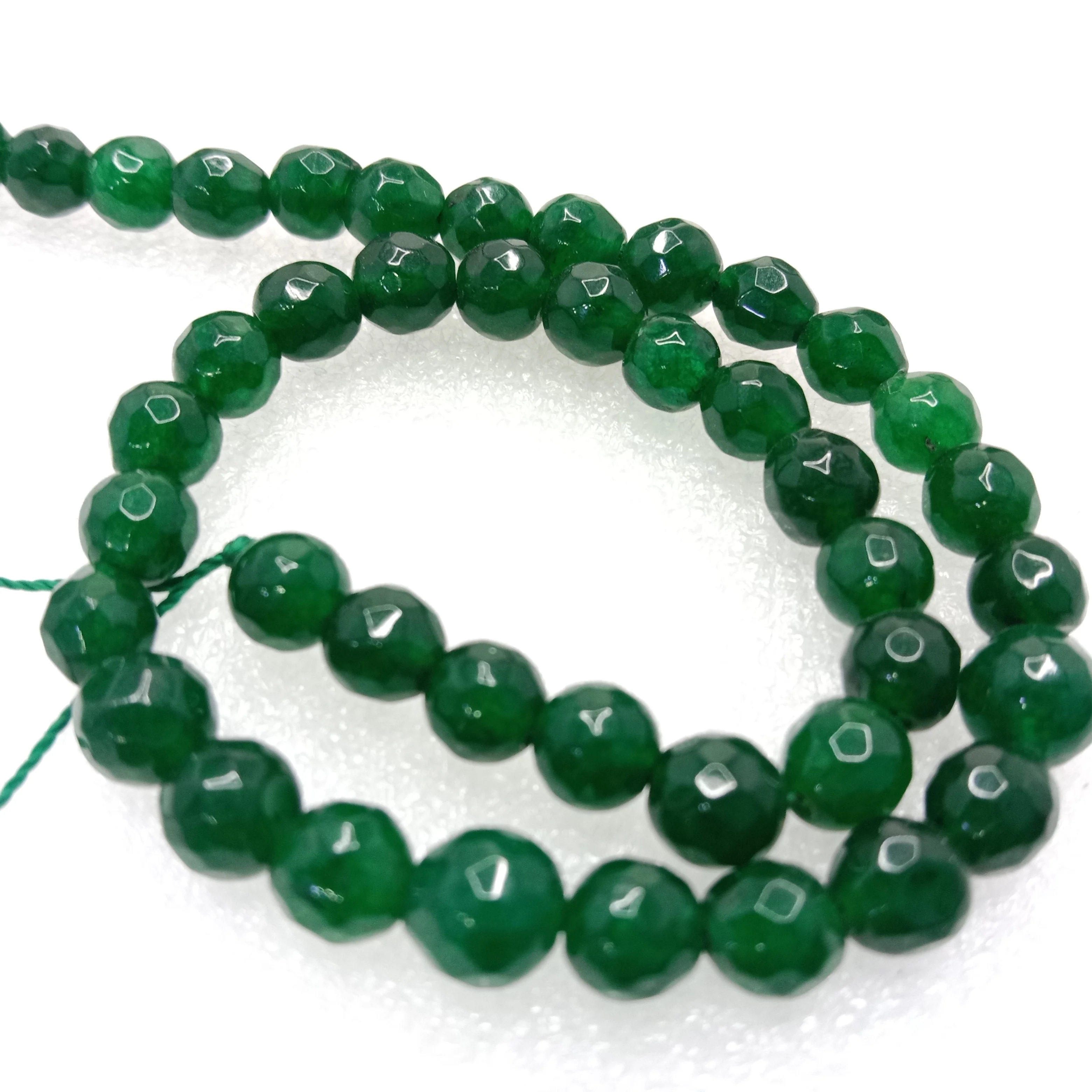 Dark green High Quality agate Round Beads 6mm 1 string(60pcs