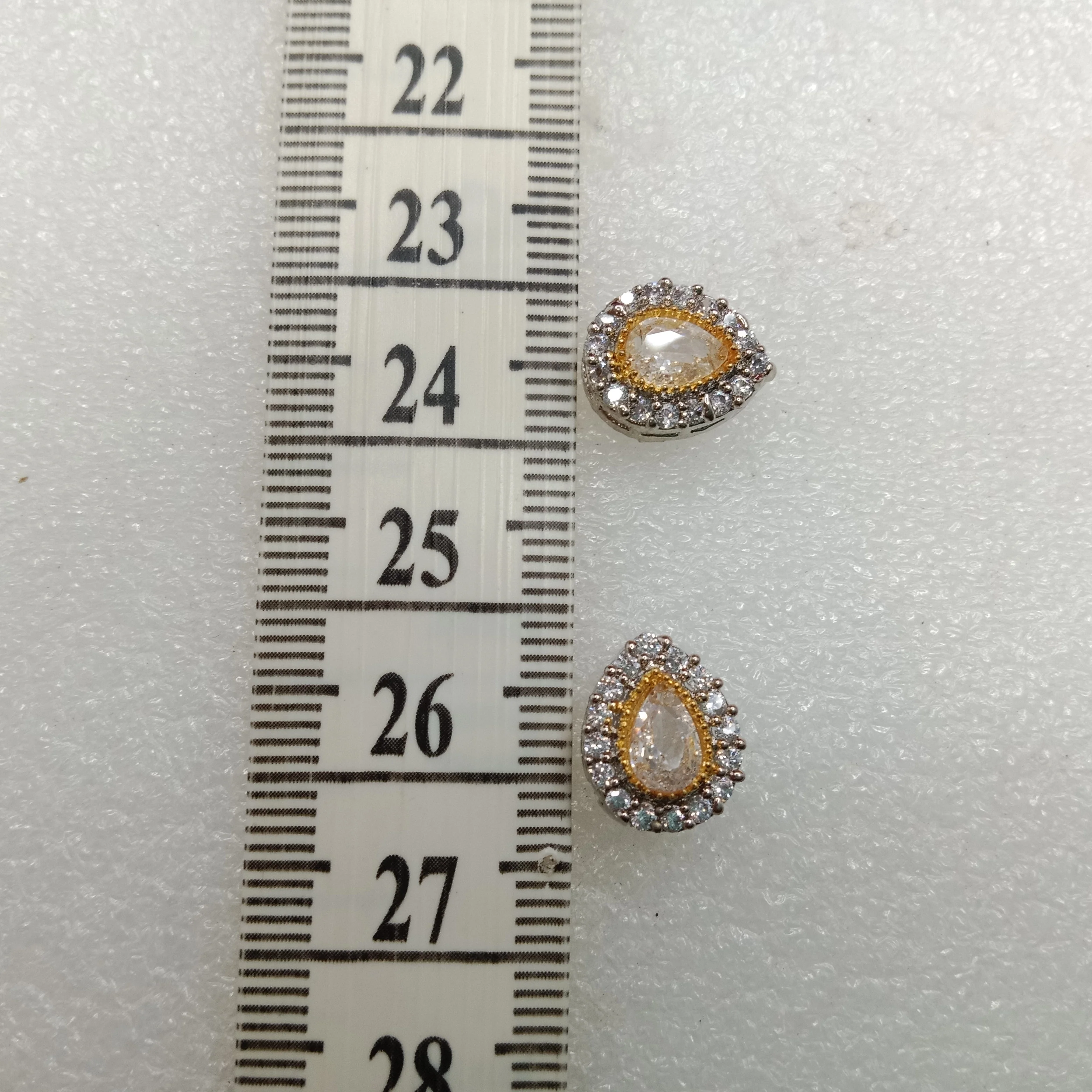 White drop shape (10pcs) high quality AD connectors (14mm)(2cm)