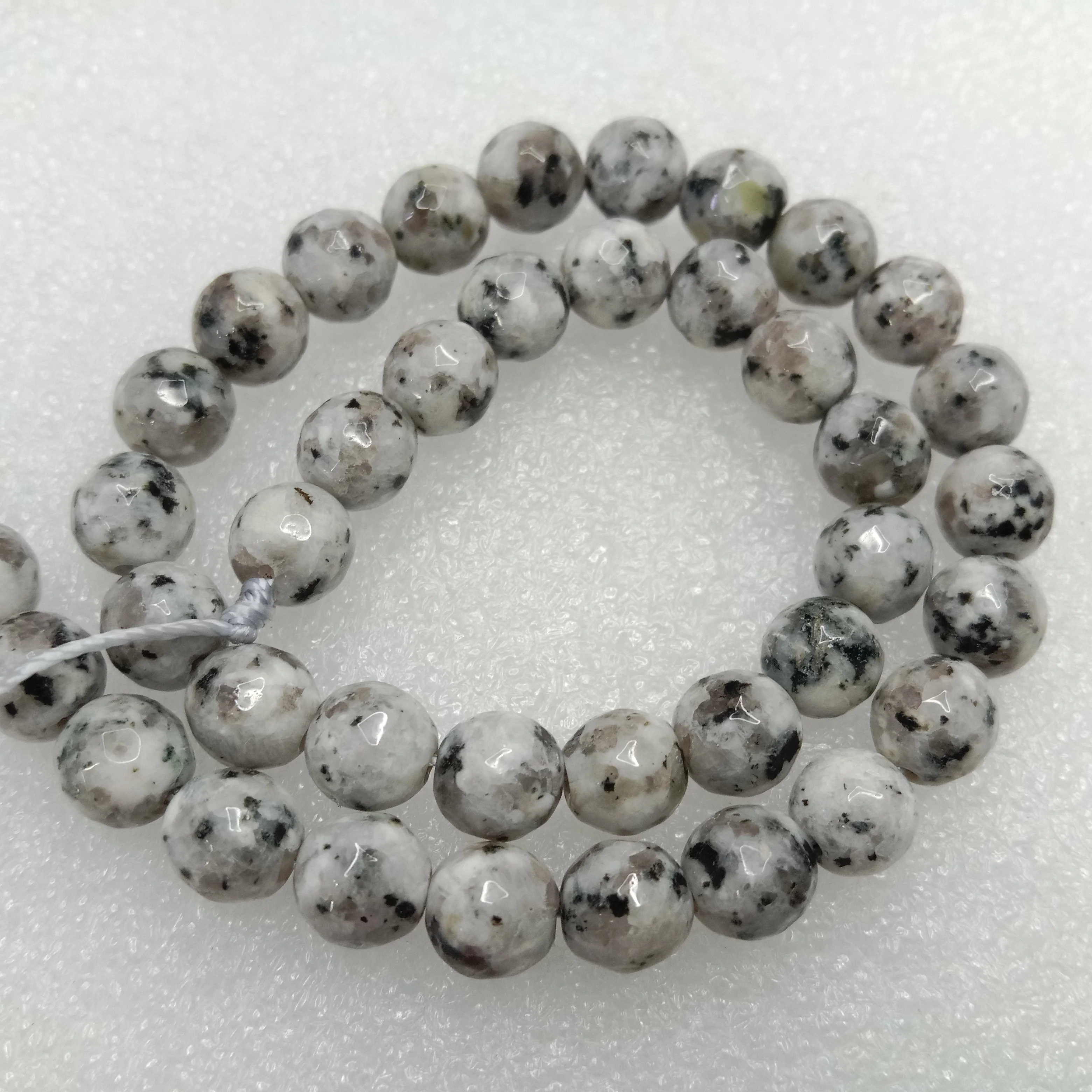 White and black High Quality agate Round Beads 6mm 1 string(60pcs)