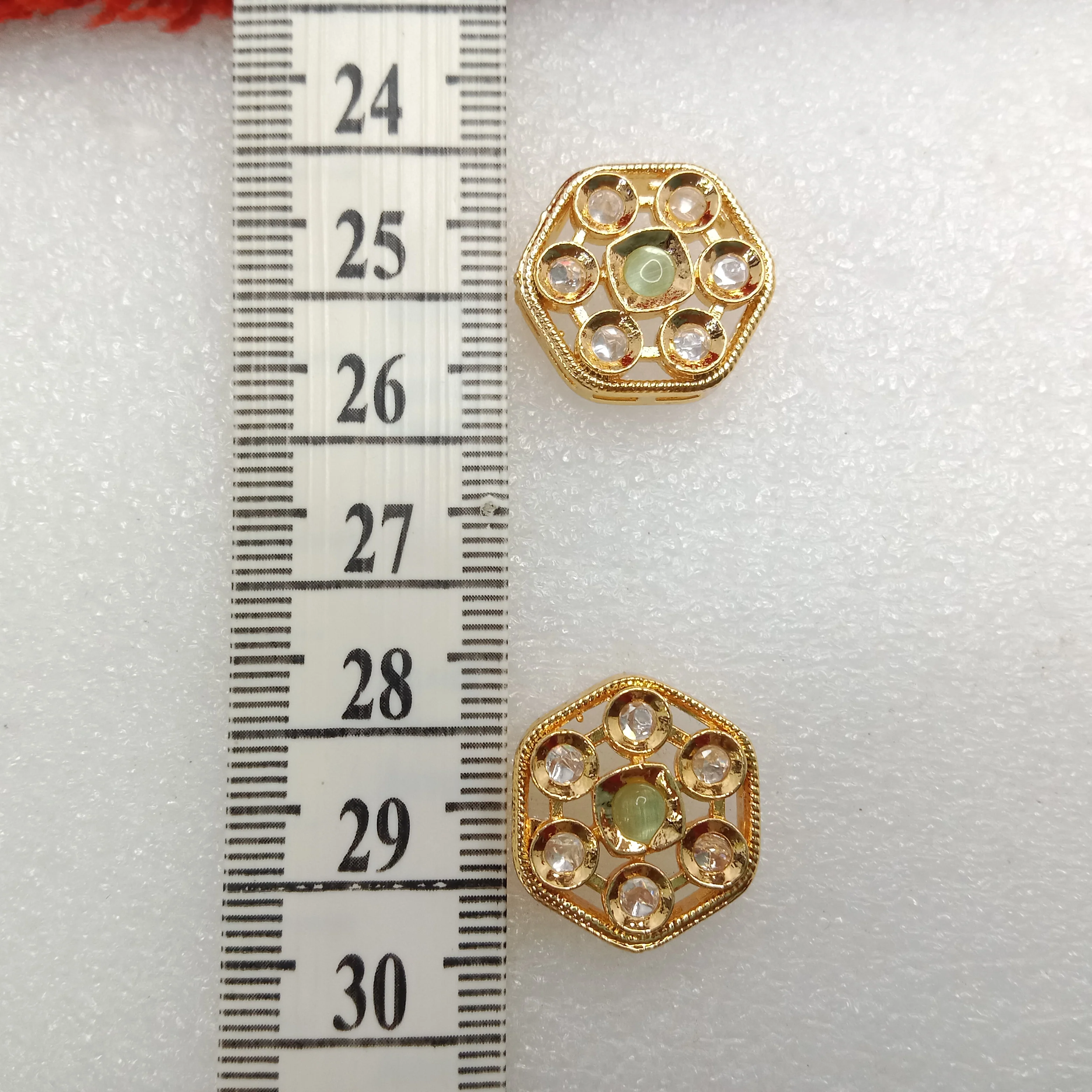 Mint(6pcs) high quality kundan connectors 18mm(2cm)