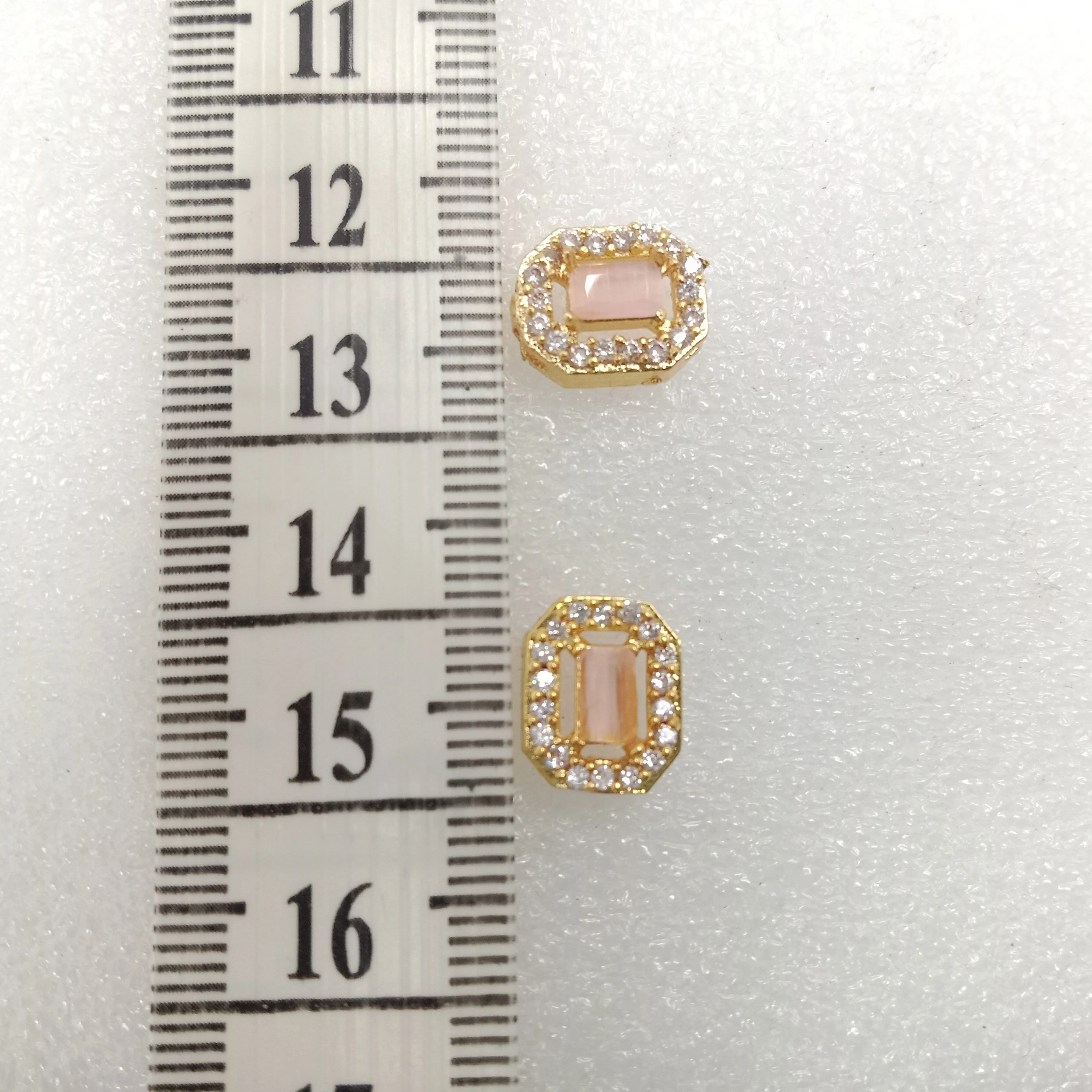 Light pink (10pcs) high quality AD connectors 12mm(2cm )