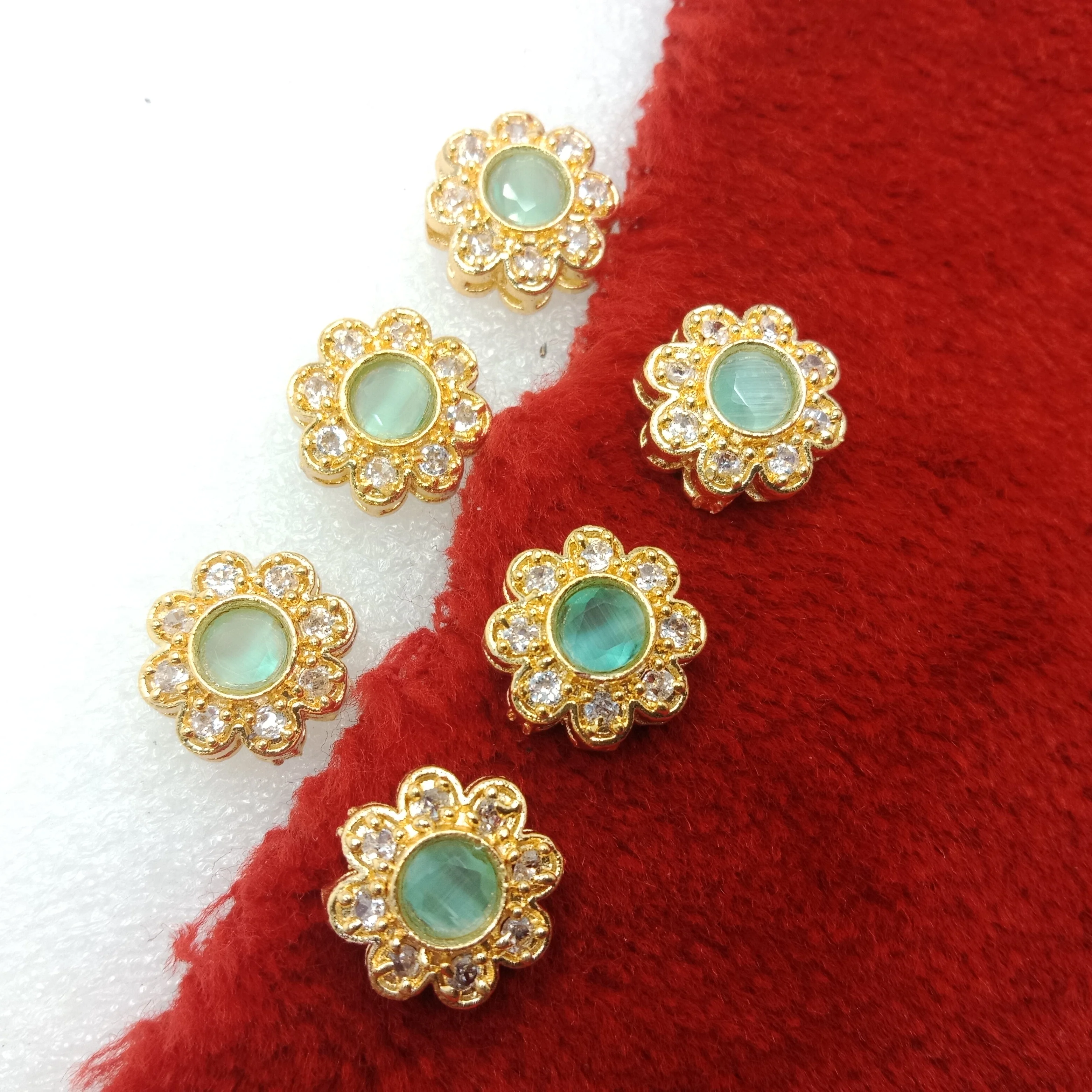 Sea green (10pcs) high quality AD connectors 15mm(2cm )