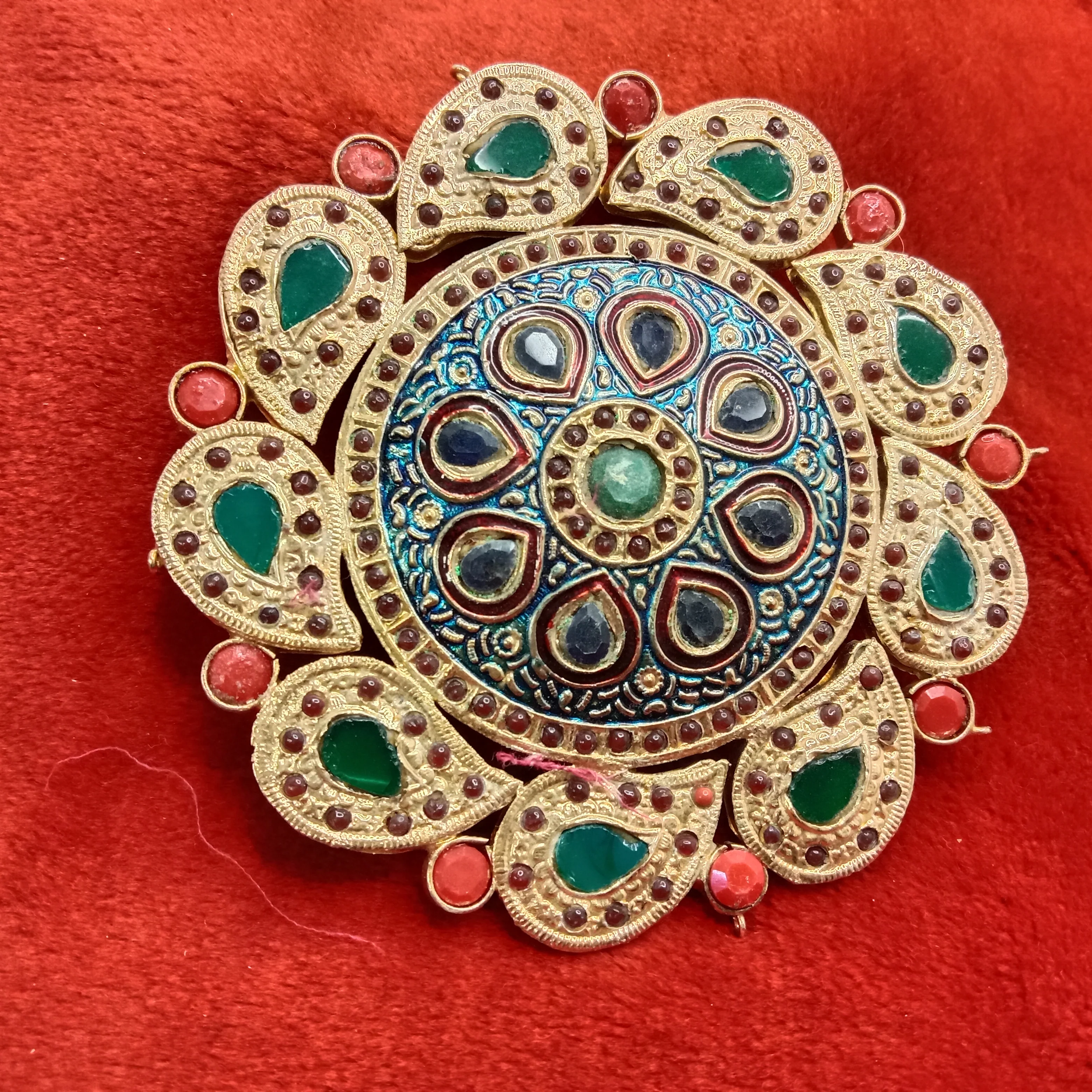 Dark green(1set) high quality  pendant set round shape (8cm)