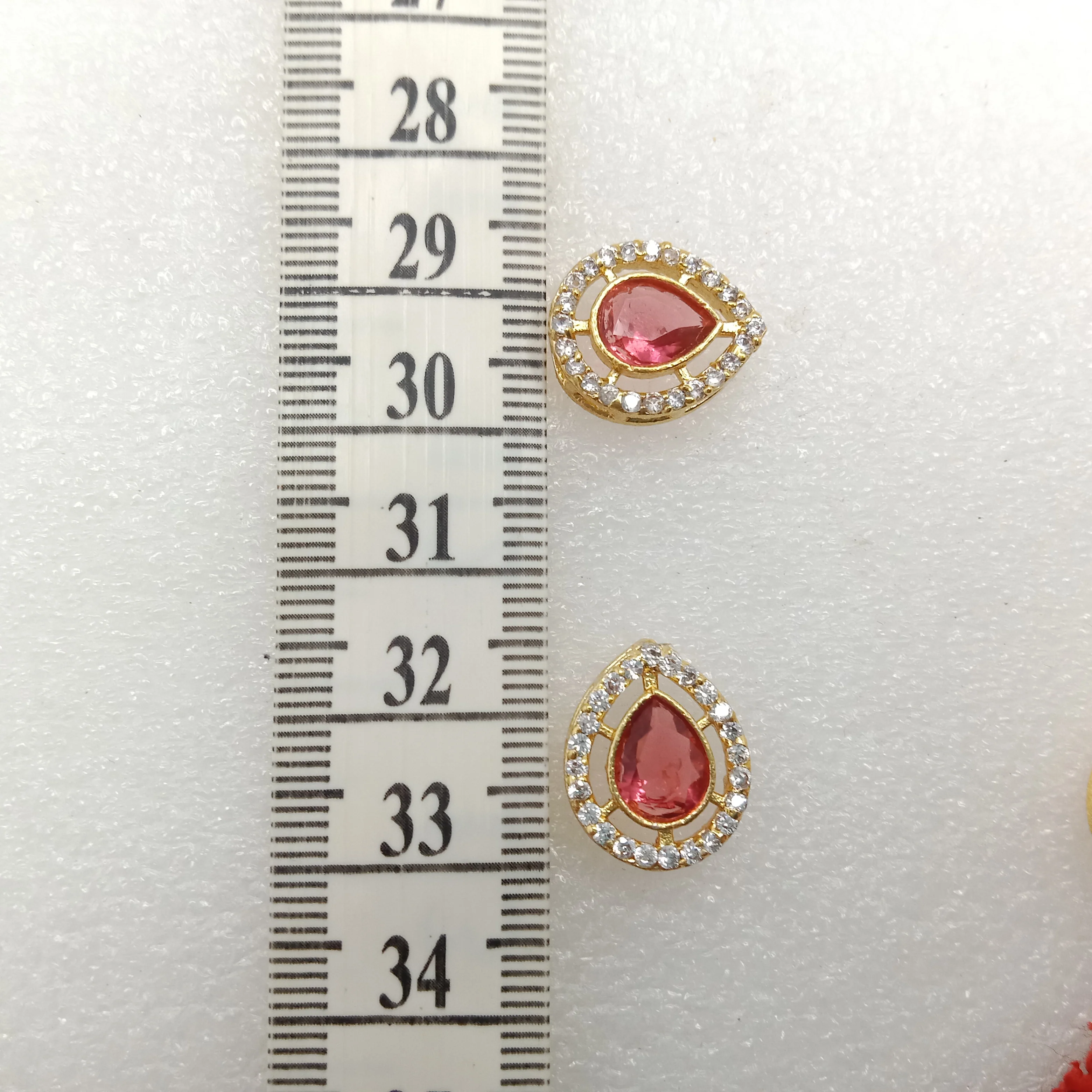 Ruby (10pcs) high quality AD connectors 15mm(2cm )