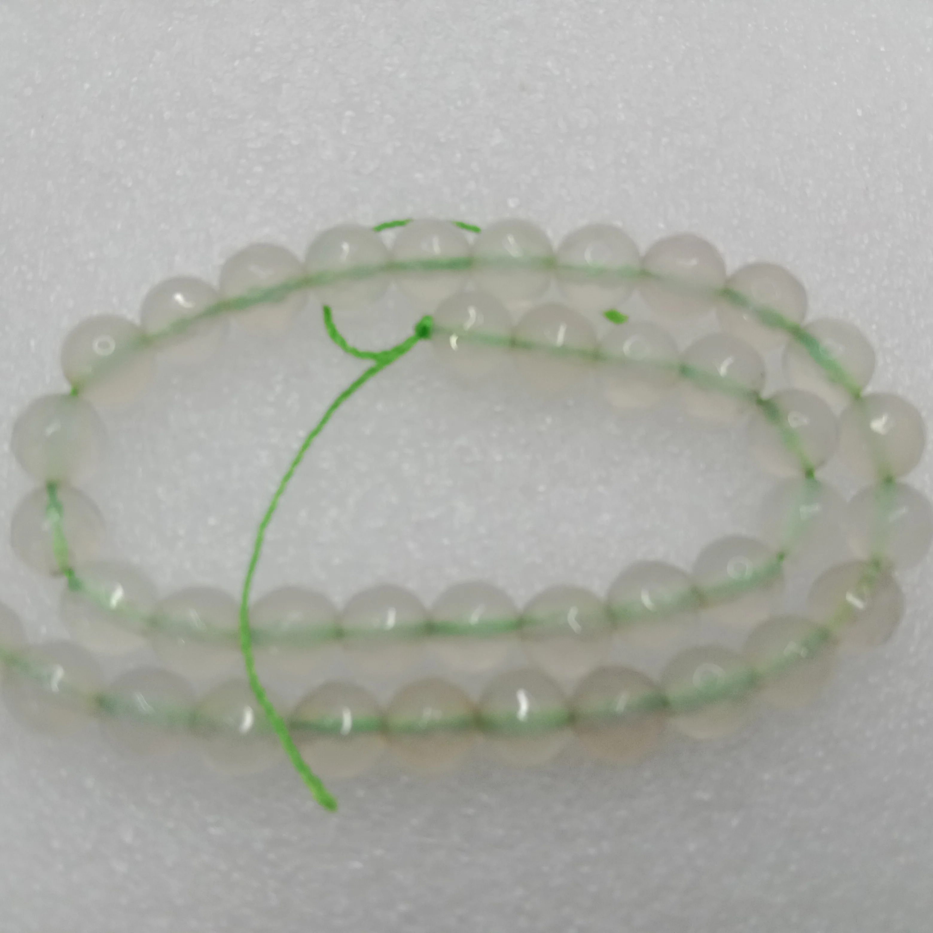 Light Mint green High Quality agate Round Beads 6mm 1 string(60pcs)