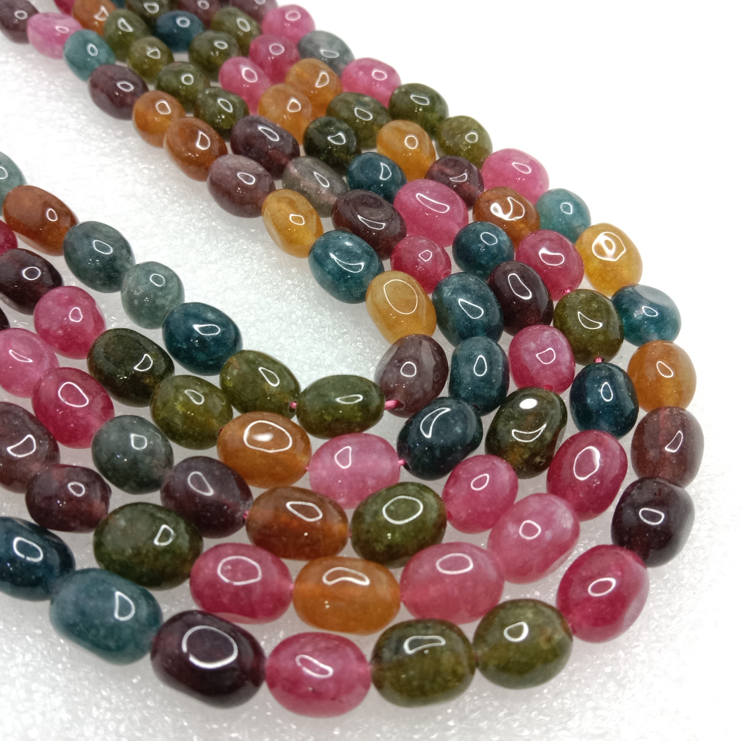 Tumble stone beads
