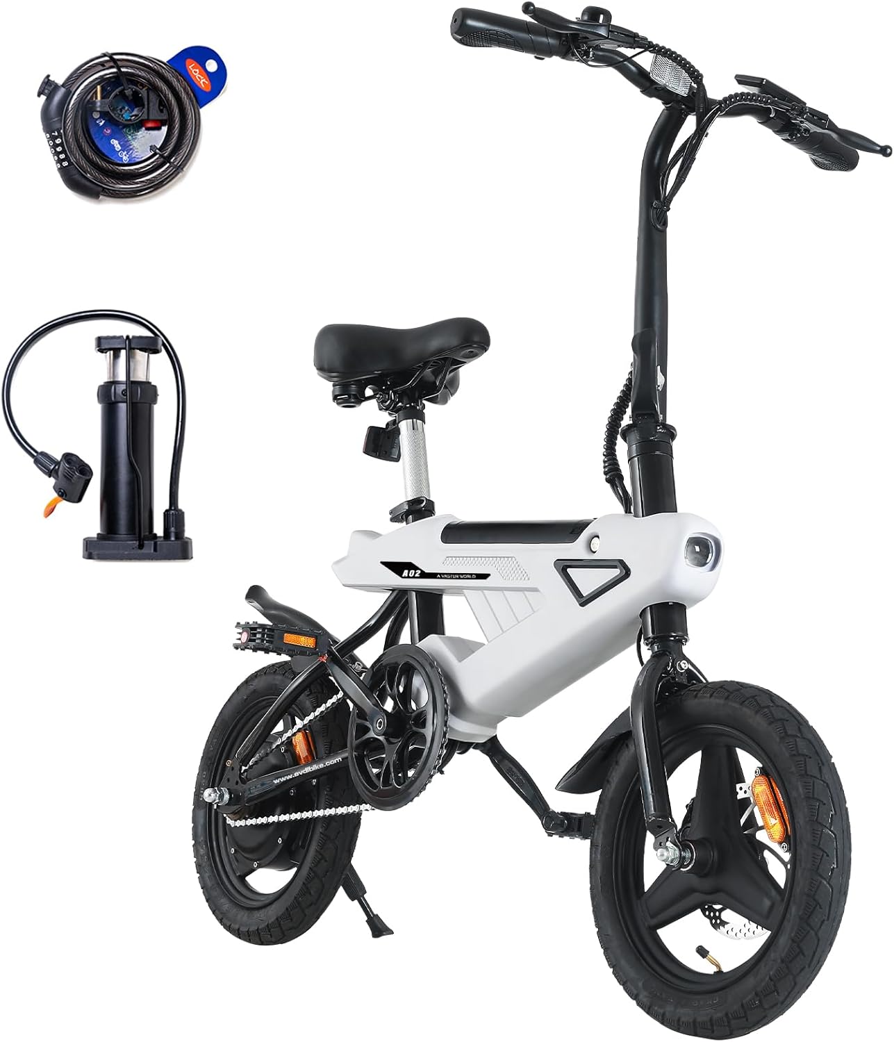 Bicicleta eléctrica plegable de 14