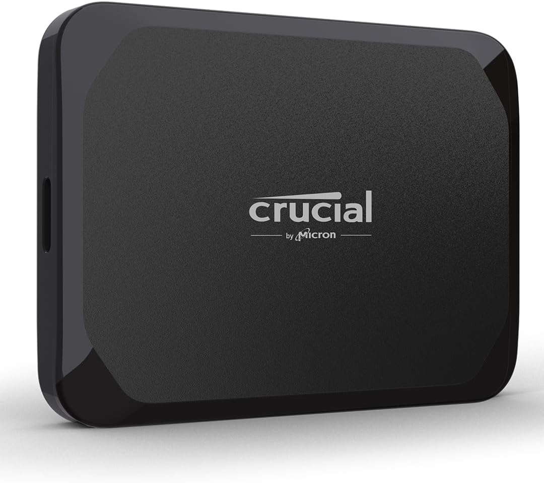 Crucial X9 SSD 4TB Portátil, Hasta 1050MB/s, Compatible con PC, Mac, PlayStation y Xbox, Disco Duro Sólido Externo SSD, USB-C 3.2 - CT4000X9SSD902