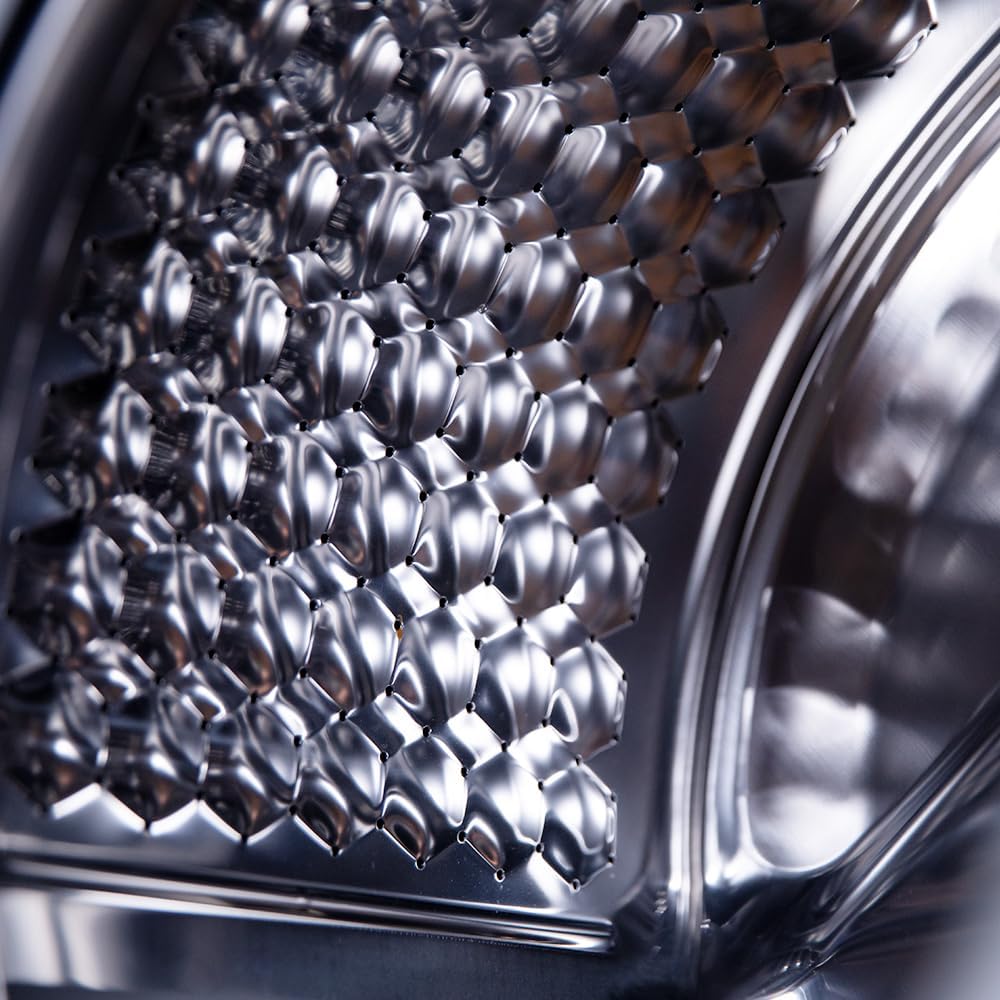 Lavadora 8Kg Carga Frontal Bolero Dresscode 8500 Inverter Steel A. 1900W, 1400 rpm, Motor Inverter Plus, Bajo Consumo, 16 Programas, SteamMax, Delay Start, Acero