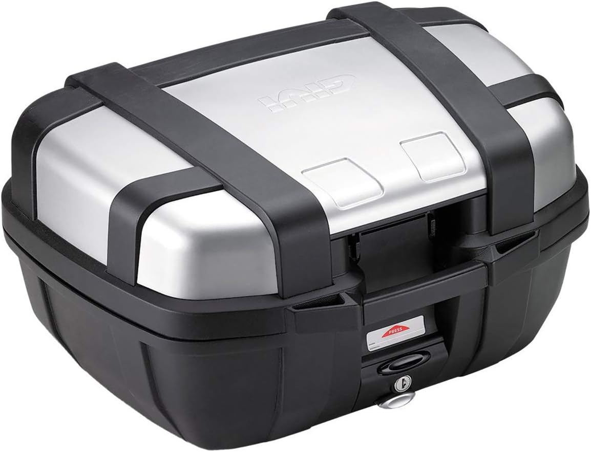 Givi TRK52B Trekker Monokey Baúl Negro con Cover de Aluminio, Carga Máxima 10 Kg