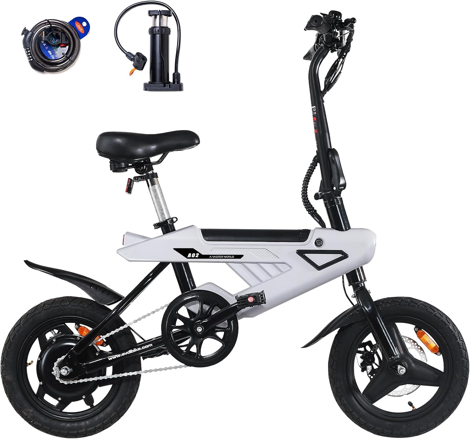 Bicicleta eléctrica plegable de 14