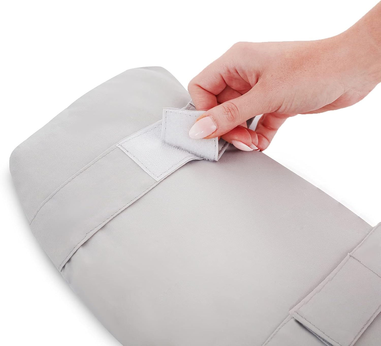 Kinderkraft ENOCK Trona bebé de Madera + Hamaca Bebé CALMEE, portatil, para niños, Silla alta Infantil, Evolutiva, Ergonómica, Barrera y Bandeja, Gris