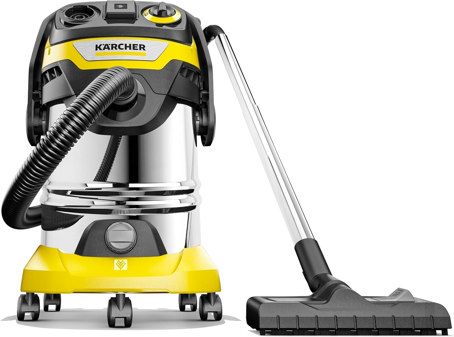 Kärcher Aspirador en Seco y Húmedo WD 6 P S V-30/6/22/T,filtro cartucho,filtro fieltro, 1300 W,depósito: 30l, manguera aspiración: 2m y almacenamiento manguera, función soplado,boquilla suelo y ranura