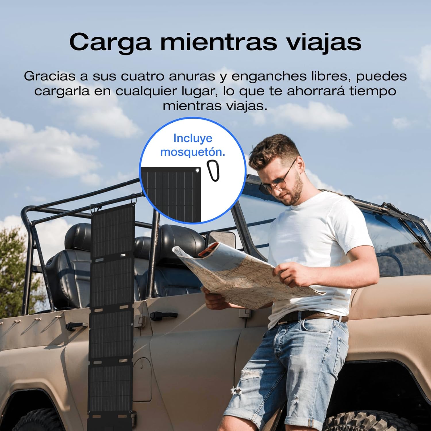 Estación de energía portátil EF EcoFlow RIVER 3 con panel solar 45 W, batería LFP 245 Wh, salida 600 W, eficiencia con GaN que duplica la duración, SAI en <20 ms, generador solar un 30% más compacto