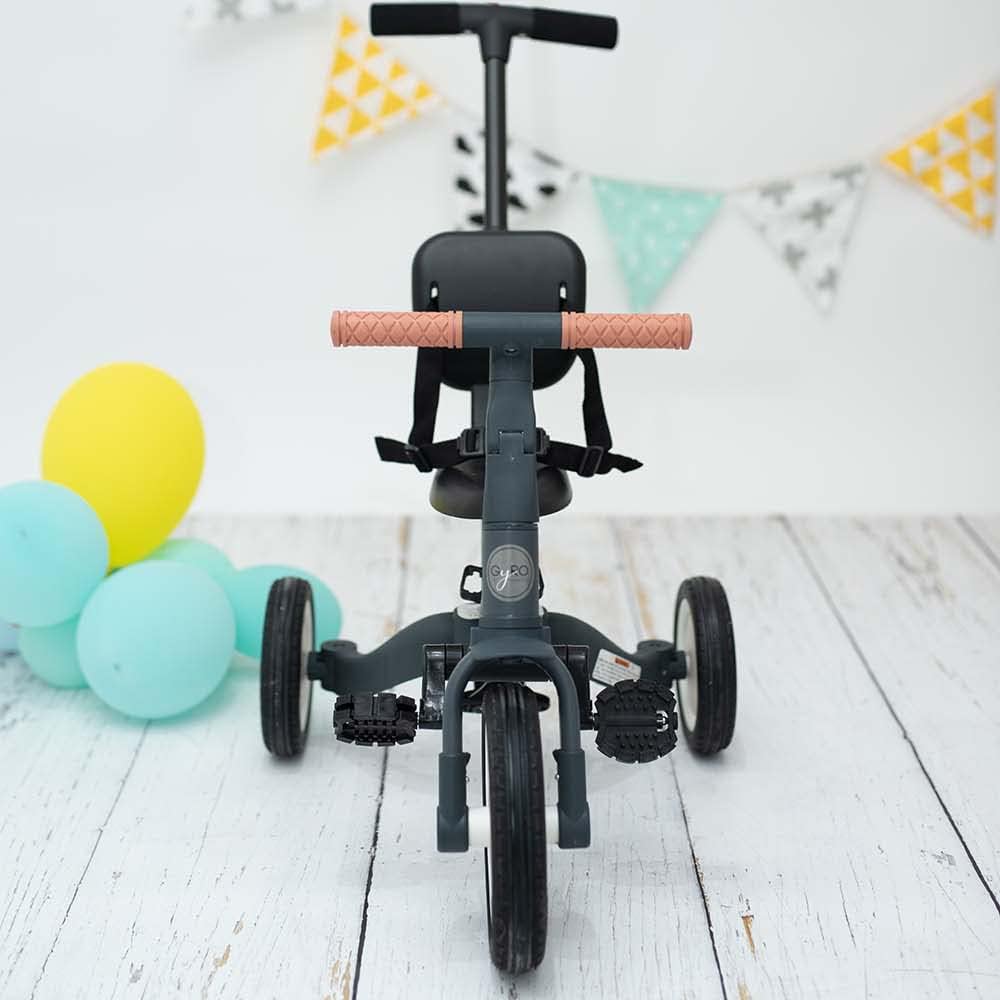 Olmitos - Triciclo Evolutivo de Bebé 5 en 1 GYRO + - Bicicleta Niños Desde 1 Año hasta 5 años - De Triciclo a Bicicleta con o sin Pedales – Adaptable y transformable (Gyro +, Verde)