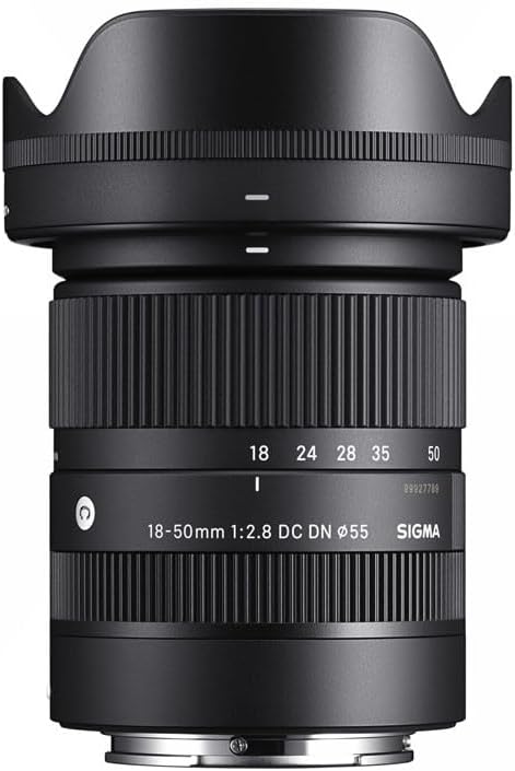 Sigma 18-50mm F2.8 DC DN Contemporary Lens Sony E Mount, Black