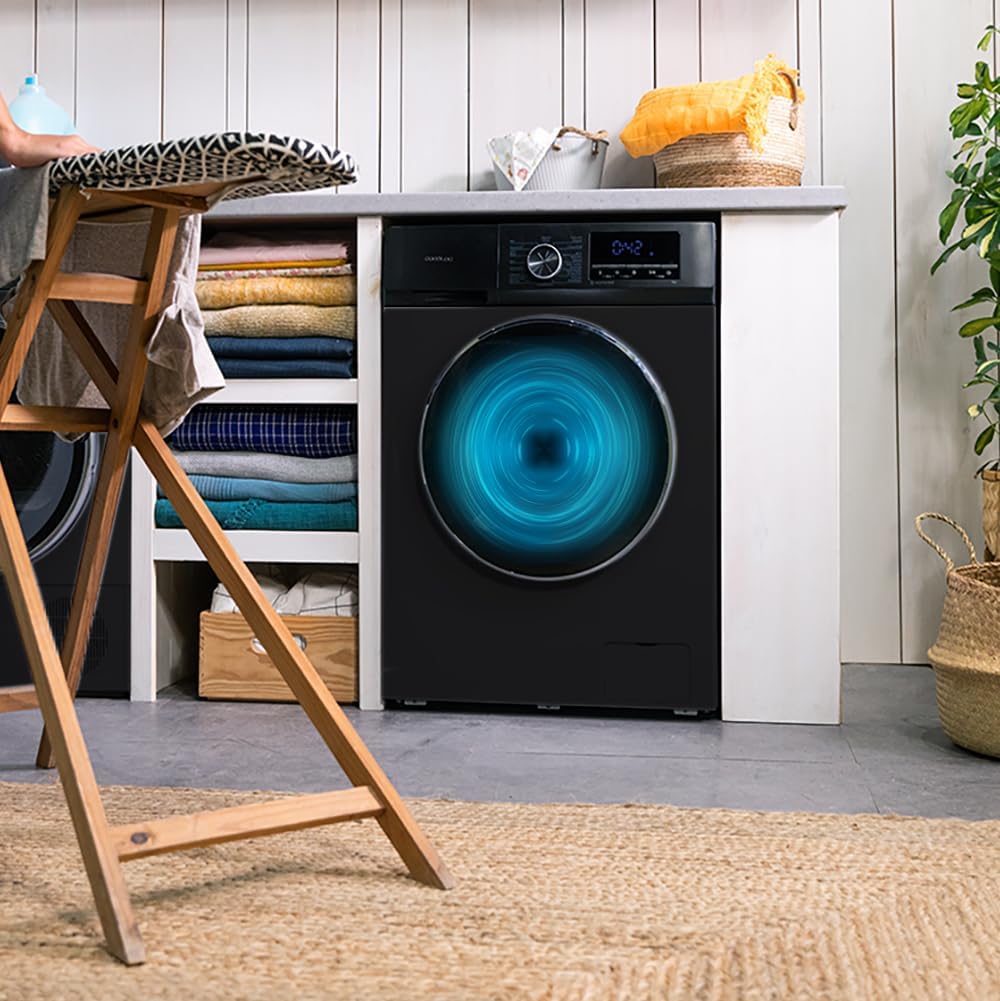 Lavadora 8Kg Carga Frontal Bolero Dresscode 8500 Inverter Steel A. 1900W, 1400 rpm, Motor Inverter Plus, Bajo Consumo, 16 Programas, SteamMax, Delay Start, Acero