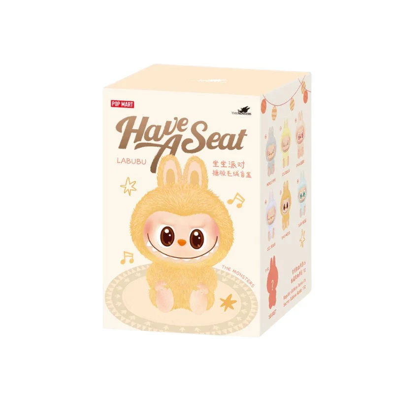 Pop Mart Labubu Los Monstruos Tienen Asiento Vinilo Peluche Cajas Ciegas