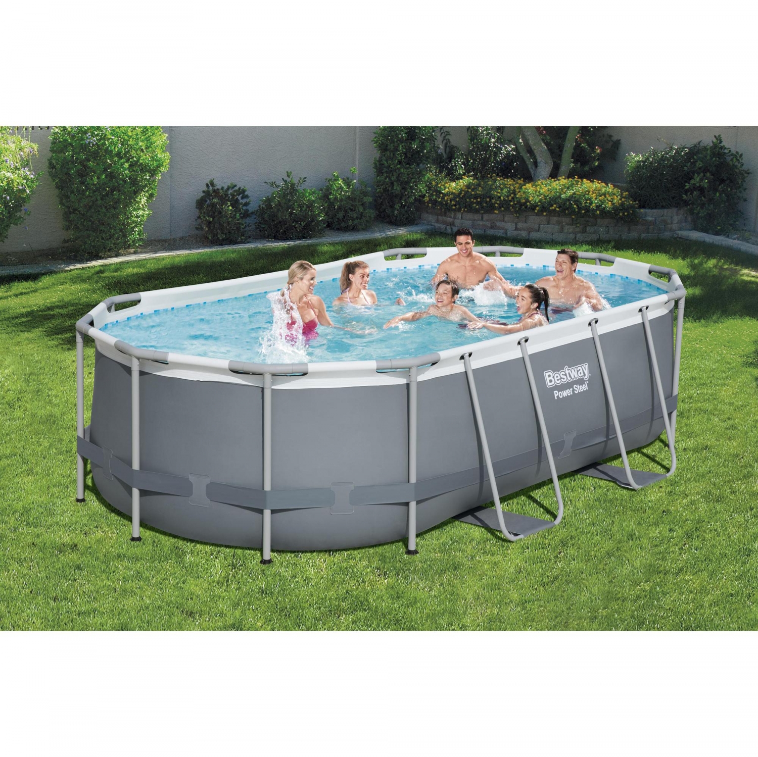 Piscina Tubular Oval 427x250x100 cm