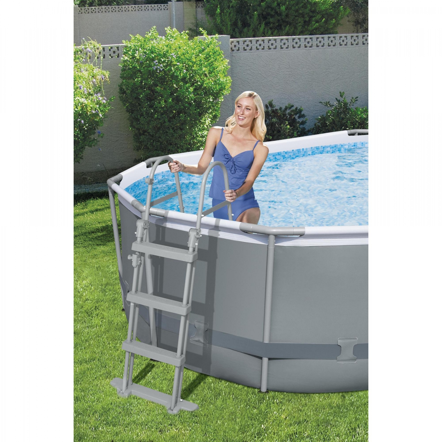 Piscina Tubular Oval 427x250x100 cm