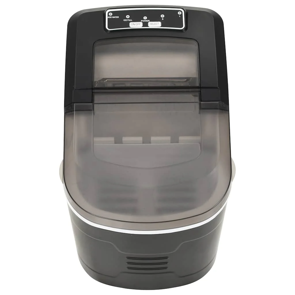 Máquina para hacer cubitos de hielo 2,4 l 15 kg / 24 h negro v6397