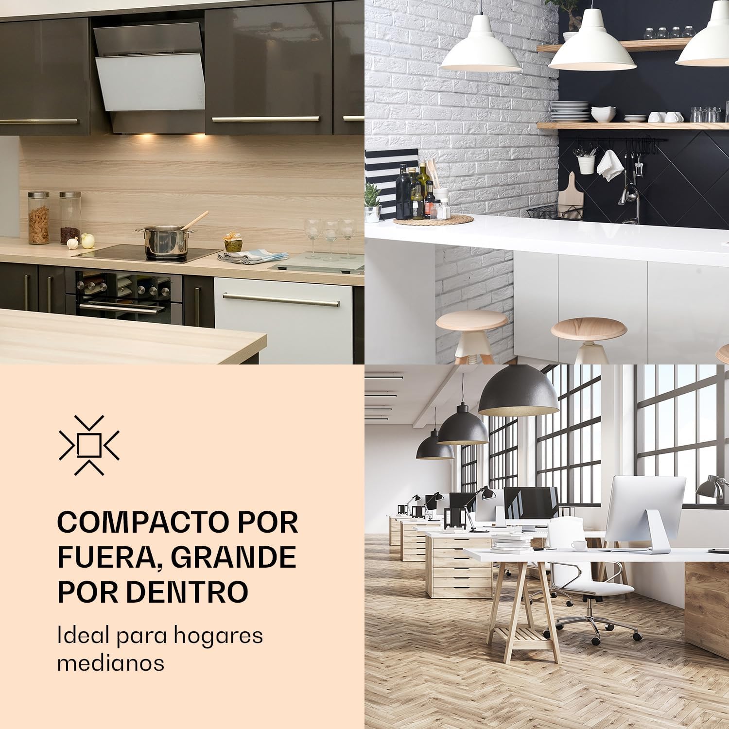 Klarstein Laika - Congelador, Termostato con 5 niveles, Temperaturas de 0 a -18 °C, 3 cajones extraíbles, CEE E, Capacidad de 60 L, Rojo