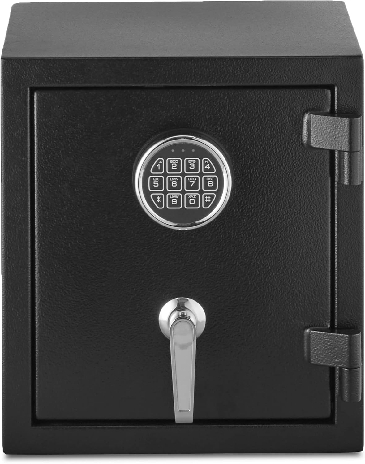 Amazon Basics Fireproof Safe with Programmable Electronic Keypad, 60 L, Black, 43 x 35 x 66 cm (W x D x H)
