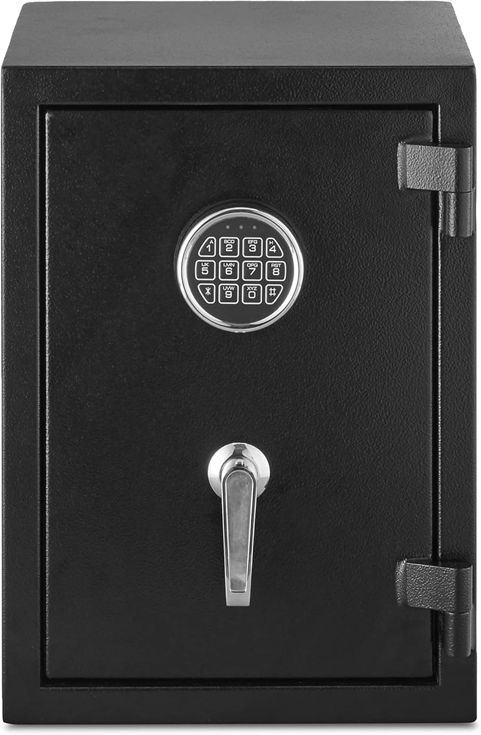 Amazon Basics Fireproof Safe with Programmable Electronic Keypad, 60 L, Black, 43 x 35 x 66 cm (W x D x H)