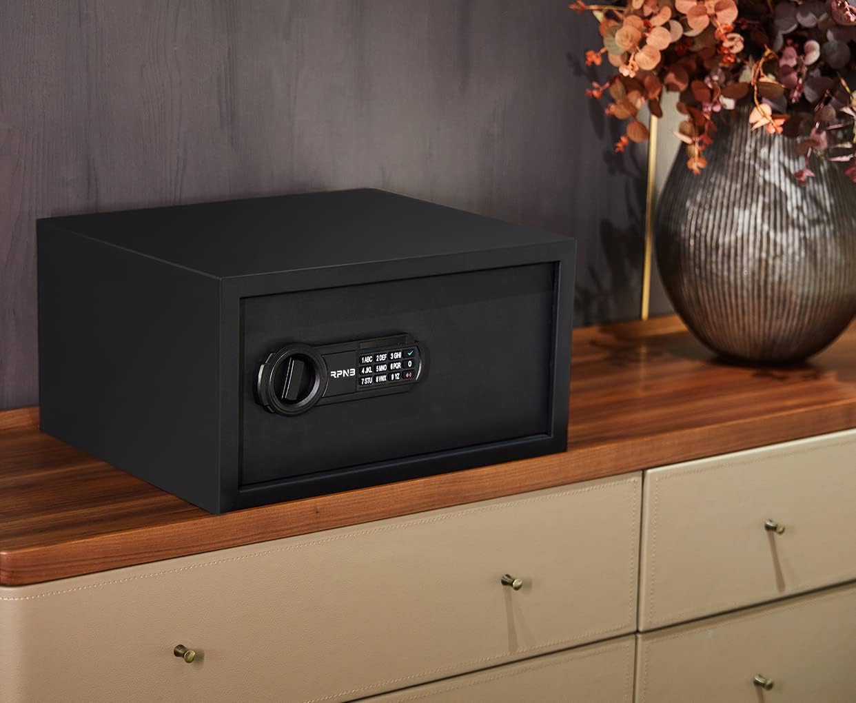 RPNB Luxury Safe and Lock, Safe, Digital Keypad Safe, Good Preservation for Home, Hotel and Office, Trade, Jewelry, Guns, Species. 51L