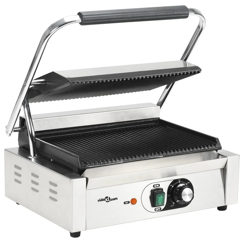 Grill parrilla estriada 2200 W 43x30,5x20 cm