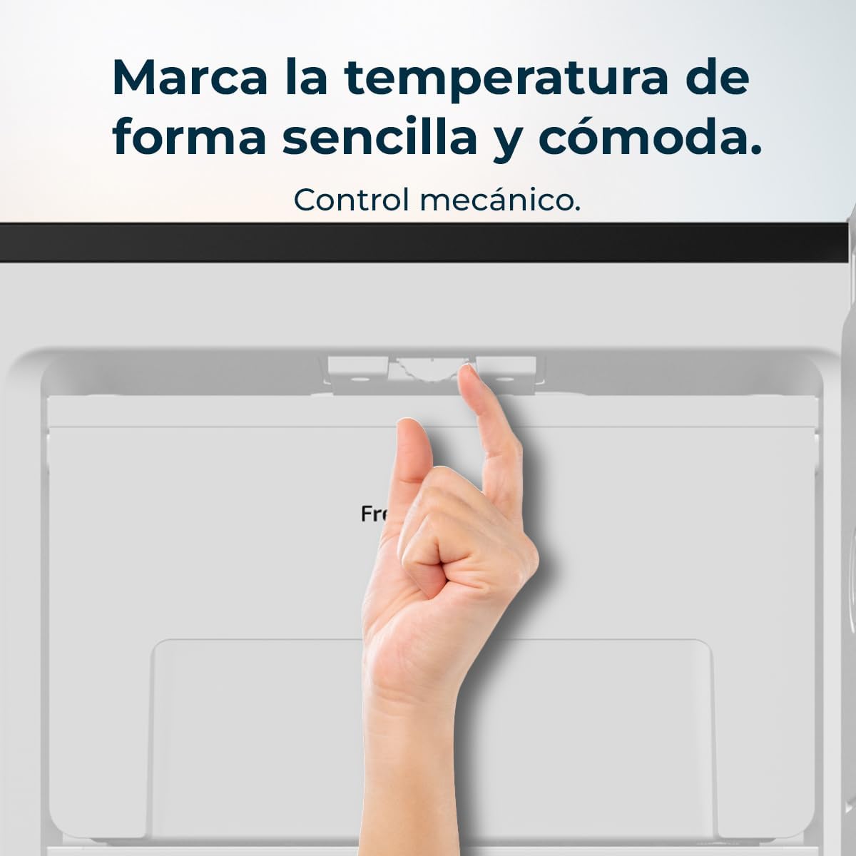 Cecotec Congelador Vertical Sobremesa 87L Bolero CoolMarket TF 87 Black. 83,6 cm de Altura y 50,6 cm de Ancho, Bajo Consumo, Puerta Plana y Reversible, Diseño Compacto, Blanco