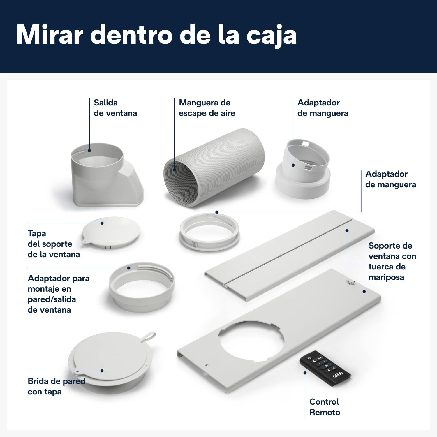 Pingüino PACEL98 ECO Silent Aire Acondicionado Portátil Silencioso con Tecnología Eco Real Feel, Interfaz Digital, Función Deshumidificadora, 2.7 kW, 64 dB, Plástico, Blanco, Clasa A, 100m3