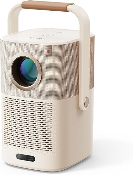 【Sound by JBL & 2,5H Batería Incorporada】Proyector Portátil WiFi Bluetooth,Yaber T2 Proyector Full HD 1080P Nativo, Auto Focus/Keystone, Proyector Cine en Casa/Exterior para Movil/iOS/Android/TV Stick