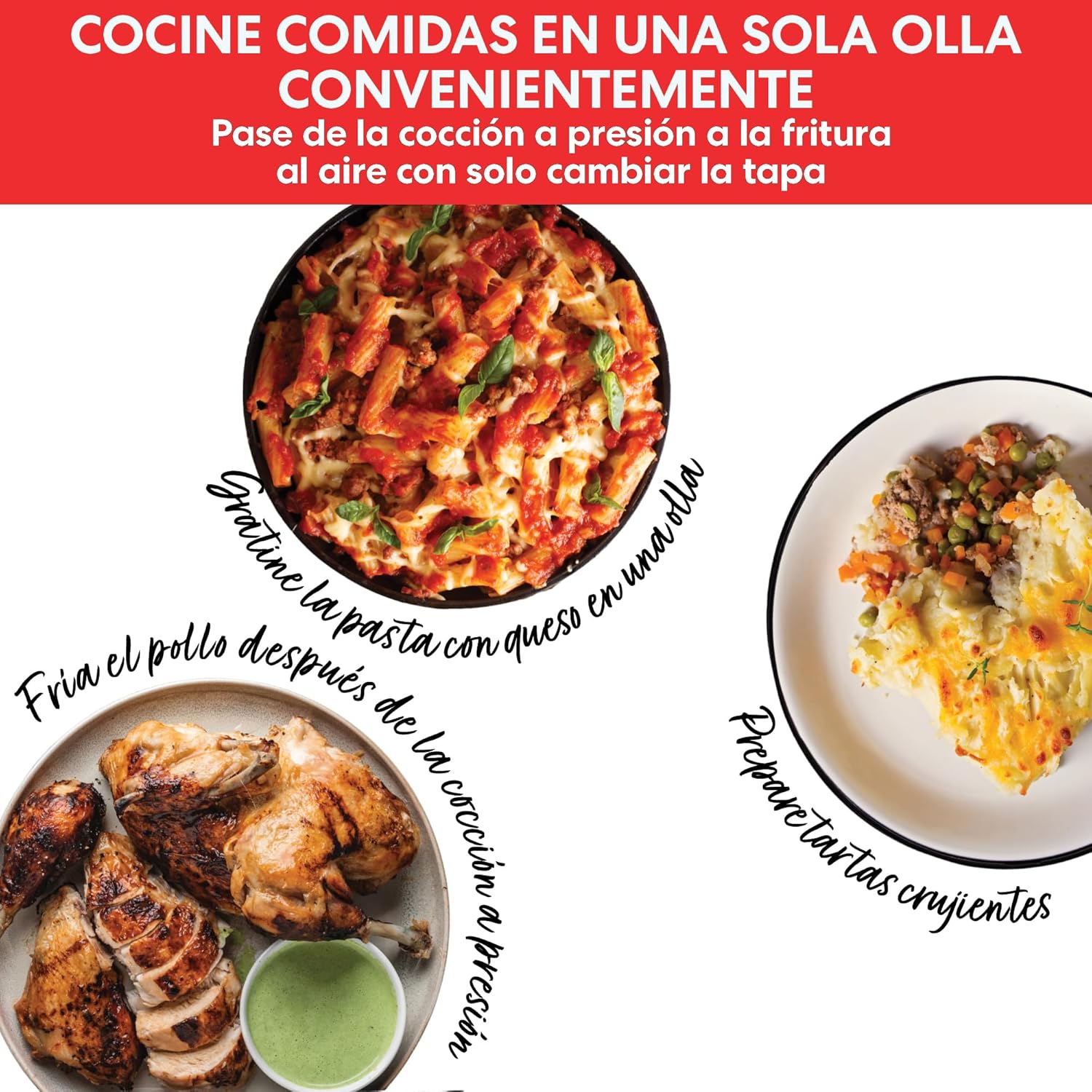 Instant Pot Pro Crisp 11 en 1 Olla Eléctrica a Presión Multiusos con Función de Freidora de Aire, Vaporera, Cocción Lenta, Parrilla, Sous Vide, Deshidratadora, 7,6 L, Acero inoxidable