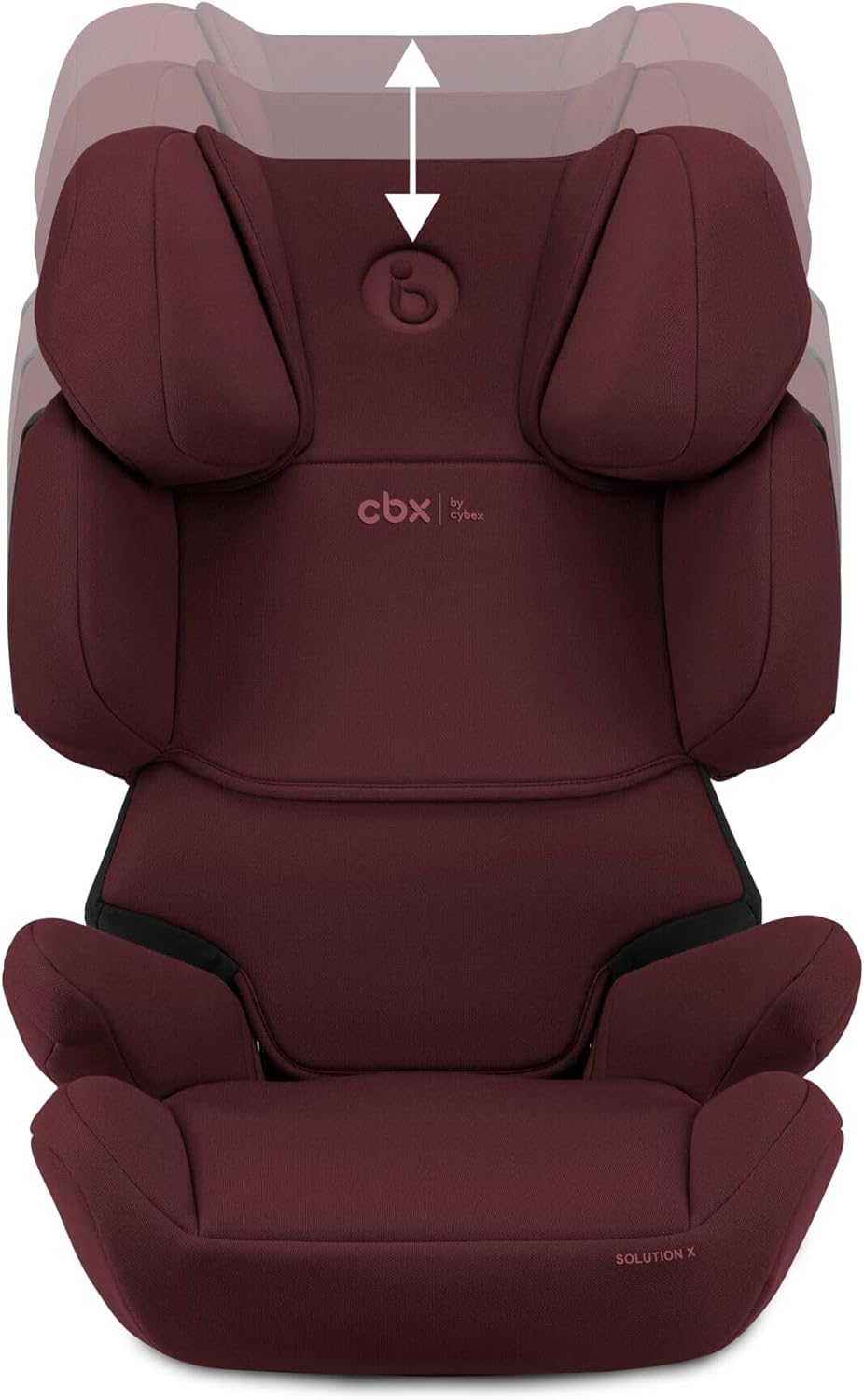CBX by CYBEX Silla de coche infantil Solution X i-Fix, Para coches con y sin ISOFIX, De 3 a 12 años aprox. (100 - 150 cm), De 15 a 50 kg aprox., Negro (Pure Black)