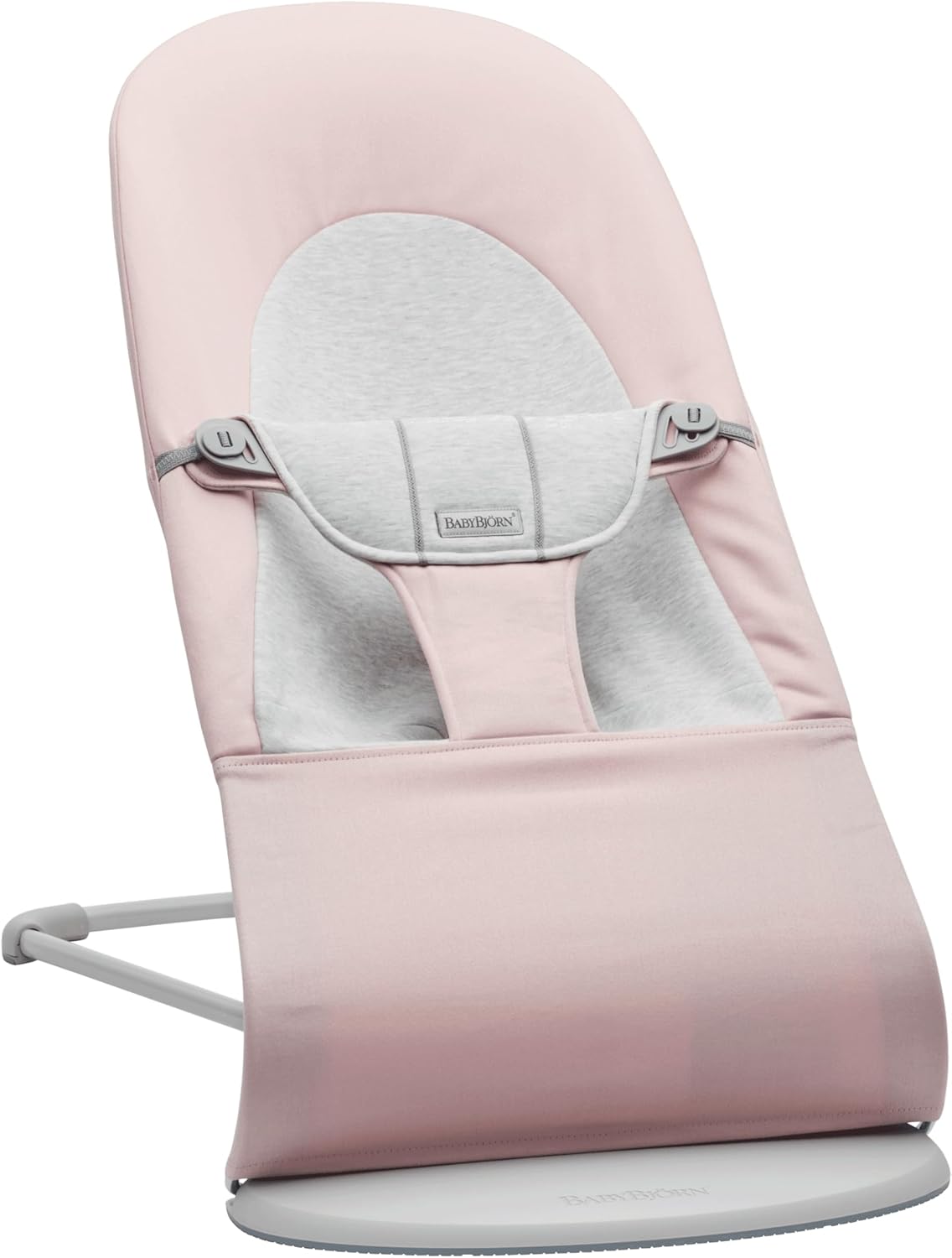 BabyBjörn Hamaca Balance Soft, Tejido/Jersey, Salvia claro/Gris
