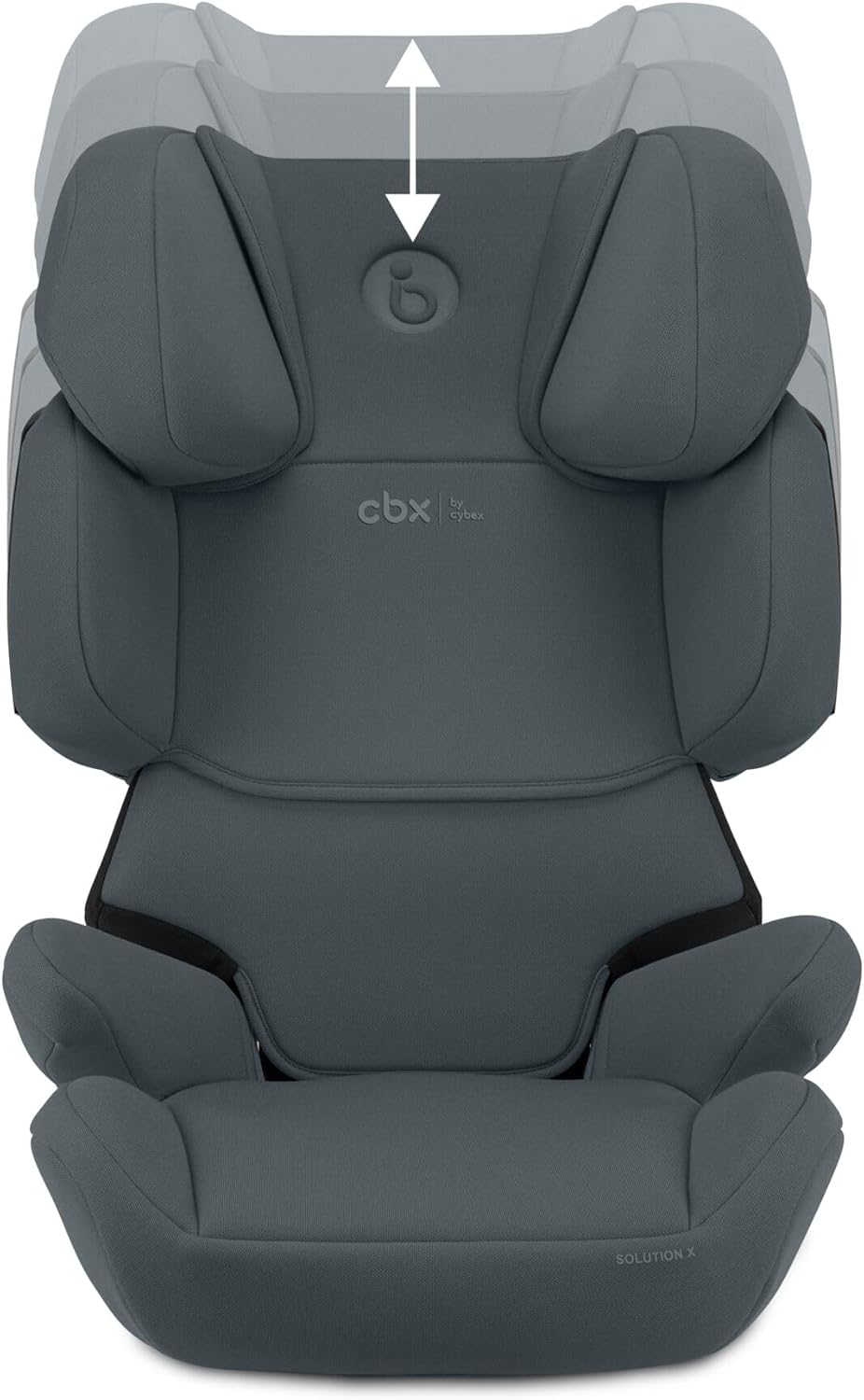 CBX by CYBEX Silla de coche infantil Solution X i-Fix, Para coches con y sin ISOFIX, De 3 a 12 años aprox. (100 - 150 cm), De 15 a 50 kg aprox., Negro (Pure Black)
