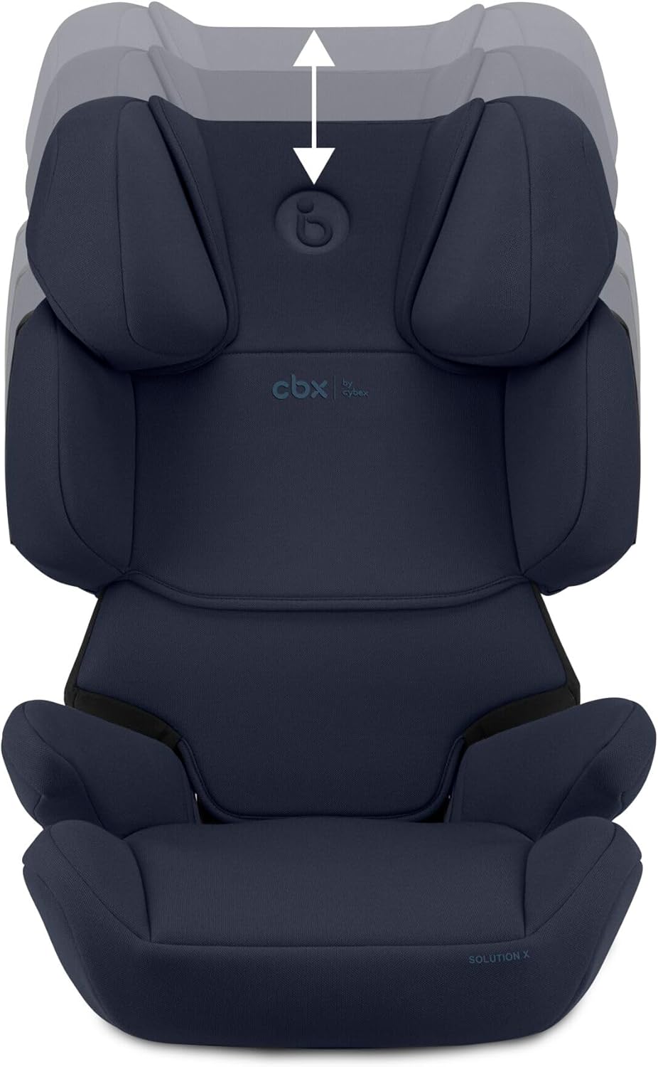 CBX by CYBEX Silla de coche infantil Solution X i-Fix, Para coches con y sin ISOFIX, De 3 a 12 años aprox. (100 - 150 cm), De 15 a 50 kg aprox., Negro (Pure Black)
