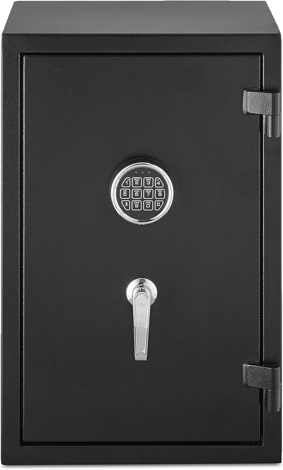 Amazon Basics Fireproof Safe with Programmable Electronic Keypad, 60 L, Black, 43 x 35 x 66 cm (W x D x H)