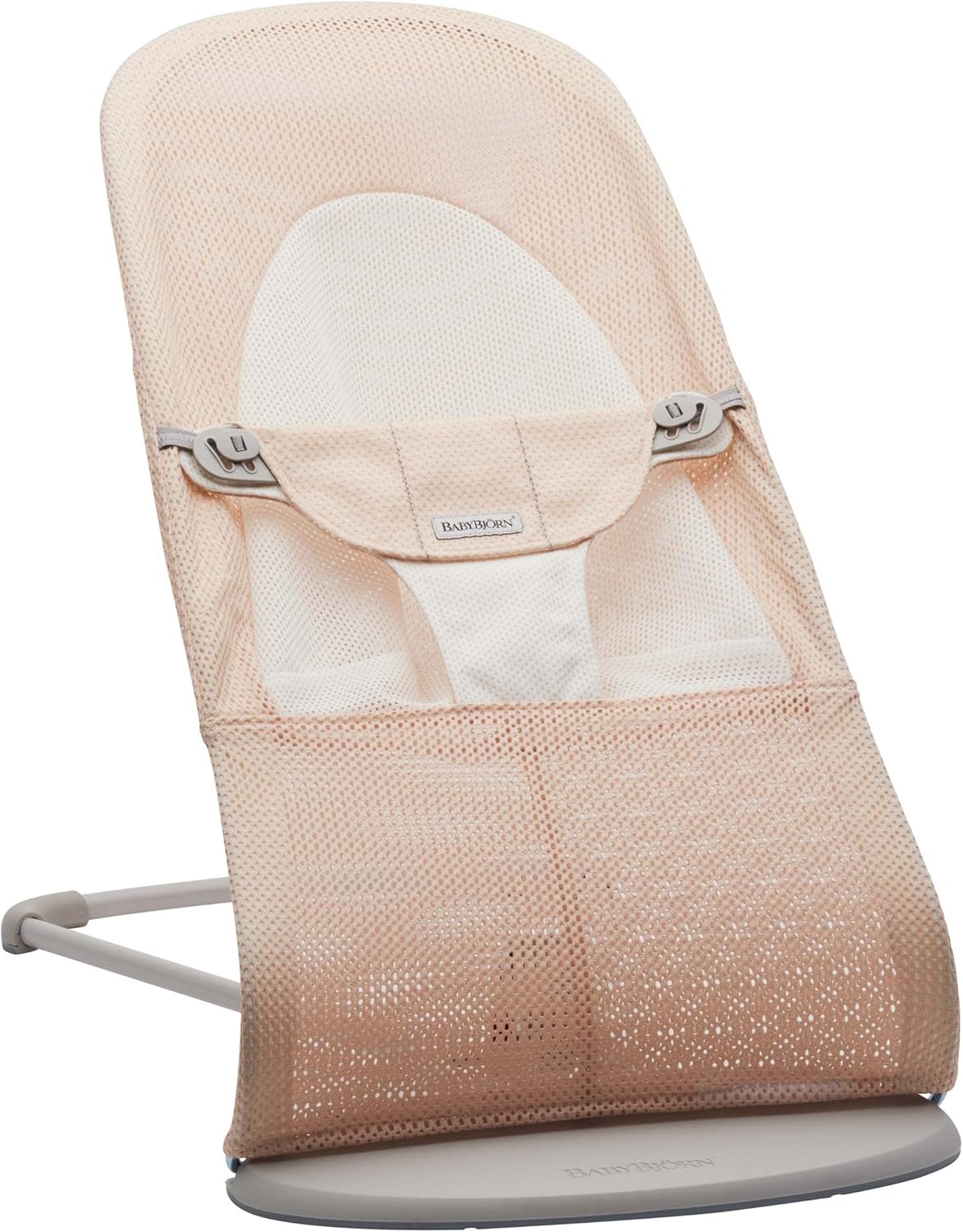 BabyBjörn Hamaca Balance Soft, Tejido/Jersey, Salvia claro/Gris