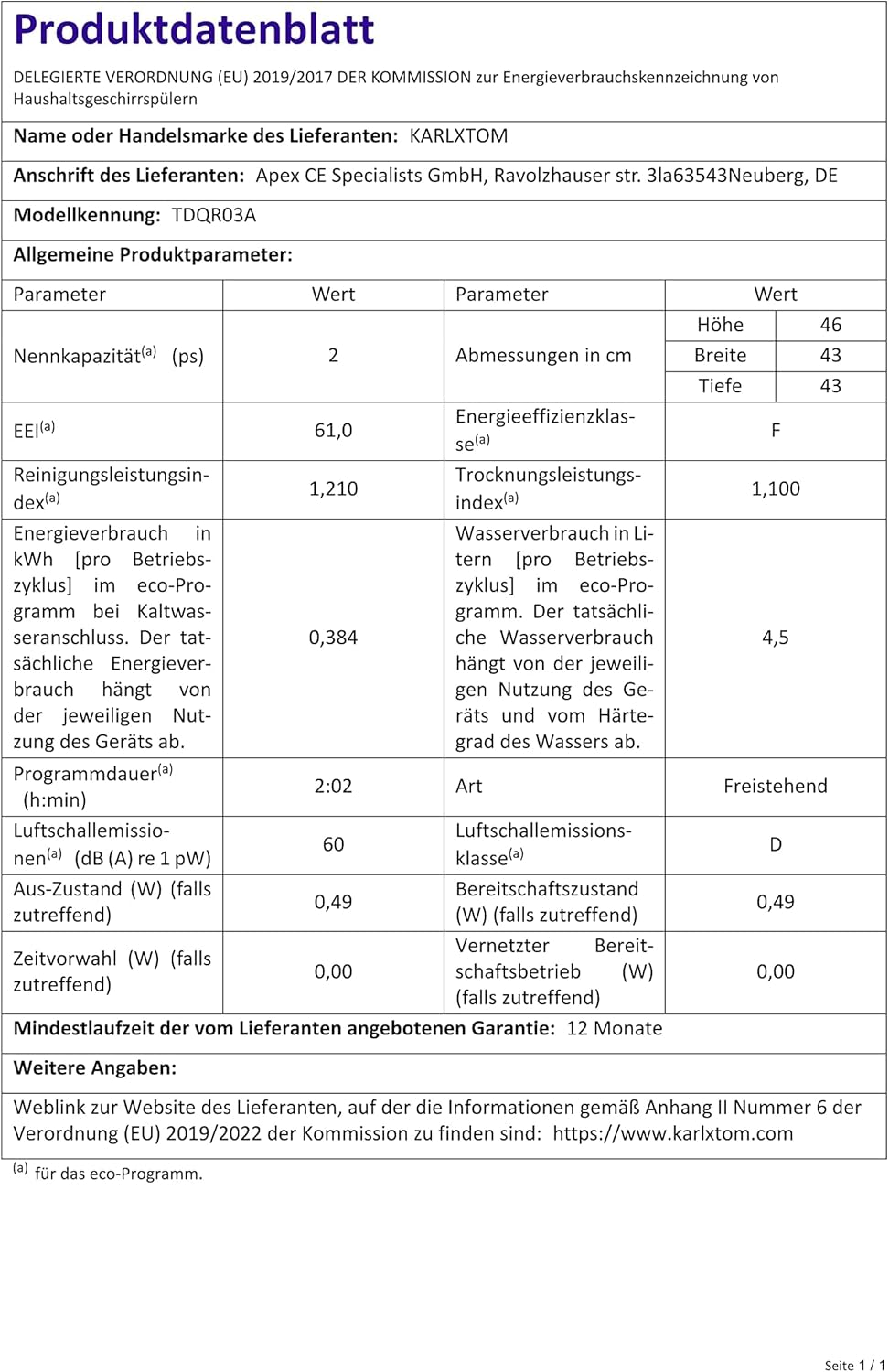 Lavavajillas de encimera, Mini Lavavajillas Portatil, Pantalla LED, 6 Programas, Dos modos de suministro de agua, Cuidado de Bebés y lavado de Fruta, 45 CM