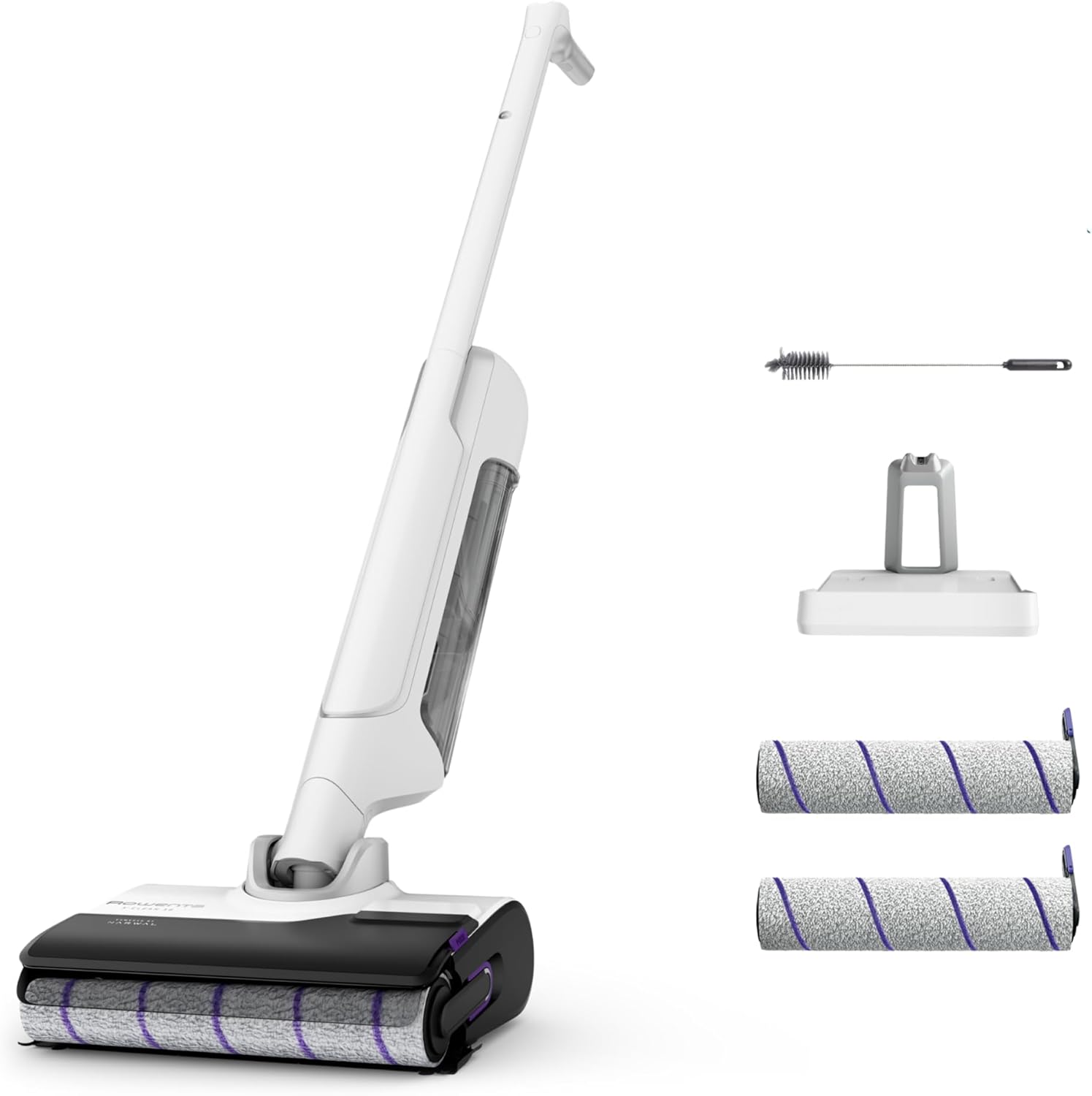 X-Clean 10 de Rowenta, Fregona Eléctrica Sin Cable con Tecnología Wet & Dry, Autolimpieza y Secado Automático, tecnología Dual Edge, gran autonomía, GZ7540WO