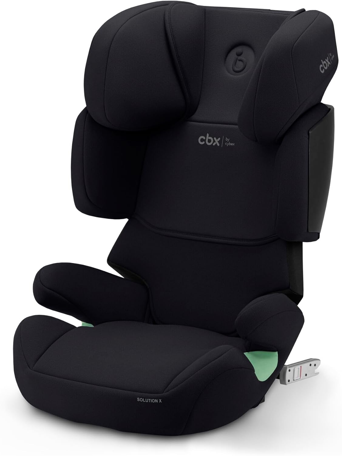 CBX by CYBEX Silla de coche infantil Solution X i-Fix, Para coches con y sin ISOFIX, De 3 a 12 años aprox. (100 - 150 cm), De 15 a 50 kg aprox., Negro (Pure Black)