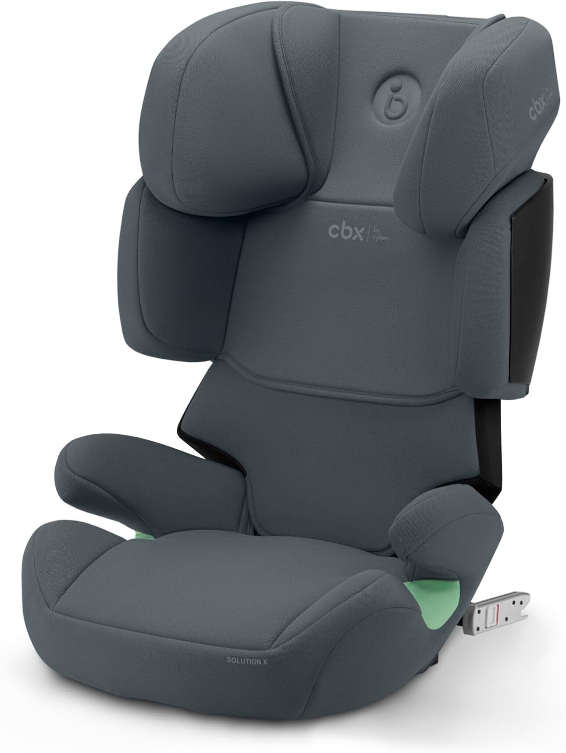 CBX by CYBEX Silla de coche infantil Solution X i-Fix, Para coches con y sin ISOFIX, De 3 a 12 años aprox. (100 - 150 cm), De 15 a 50 kg aprox., Negro (Pure Black)