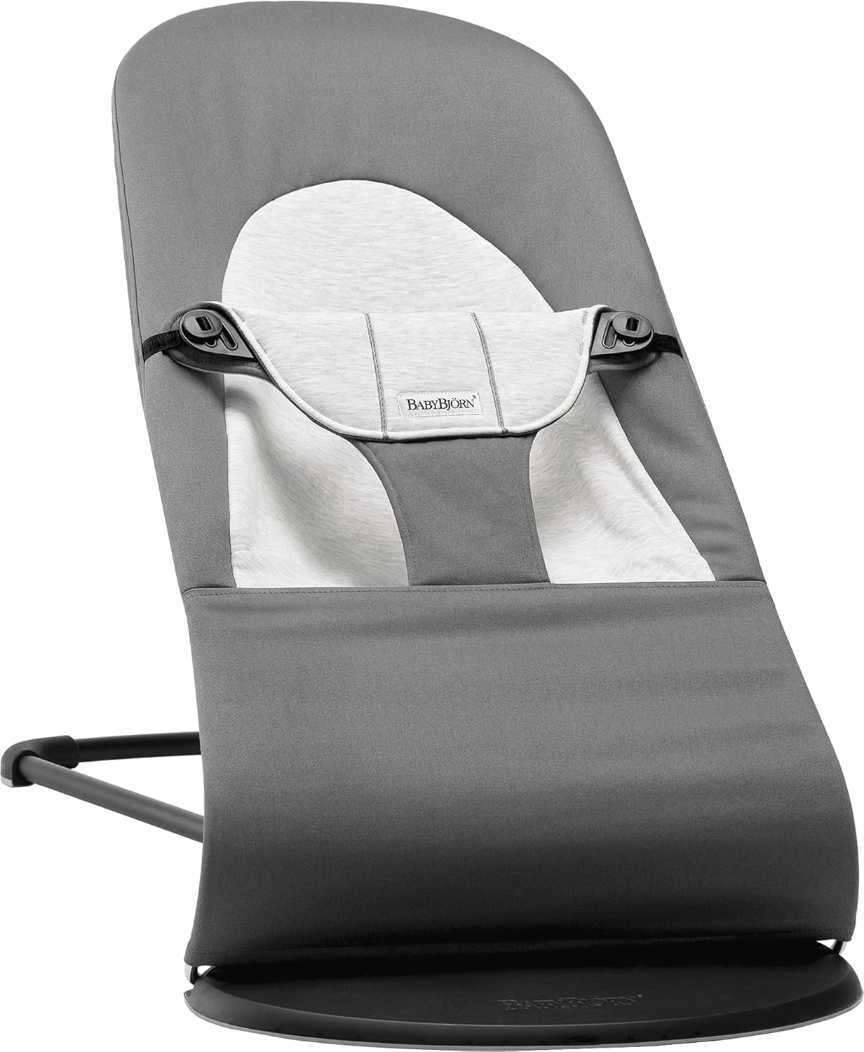 BabyBjörn Hamaca Balance Soft, Tejido/Jersey, Salvia claro/Gris
