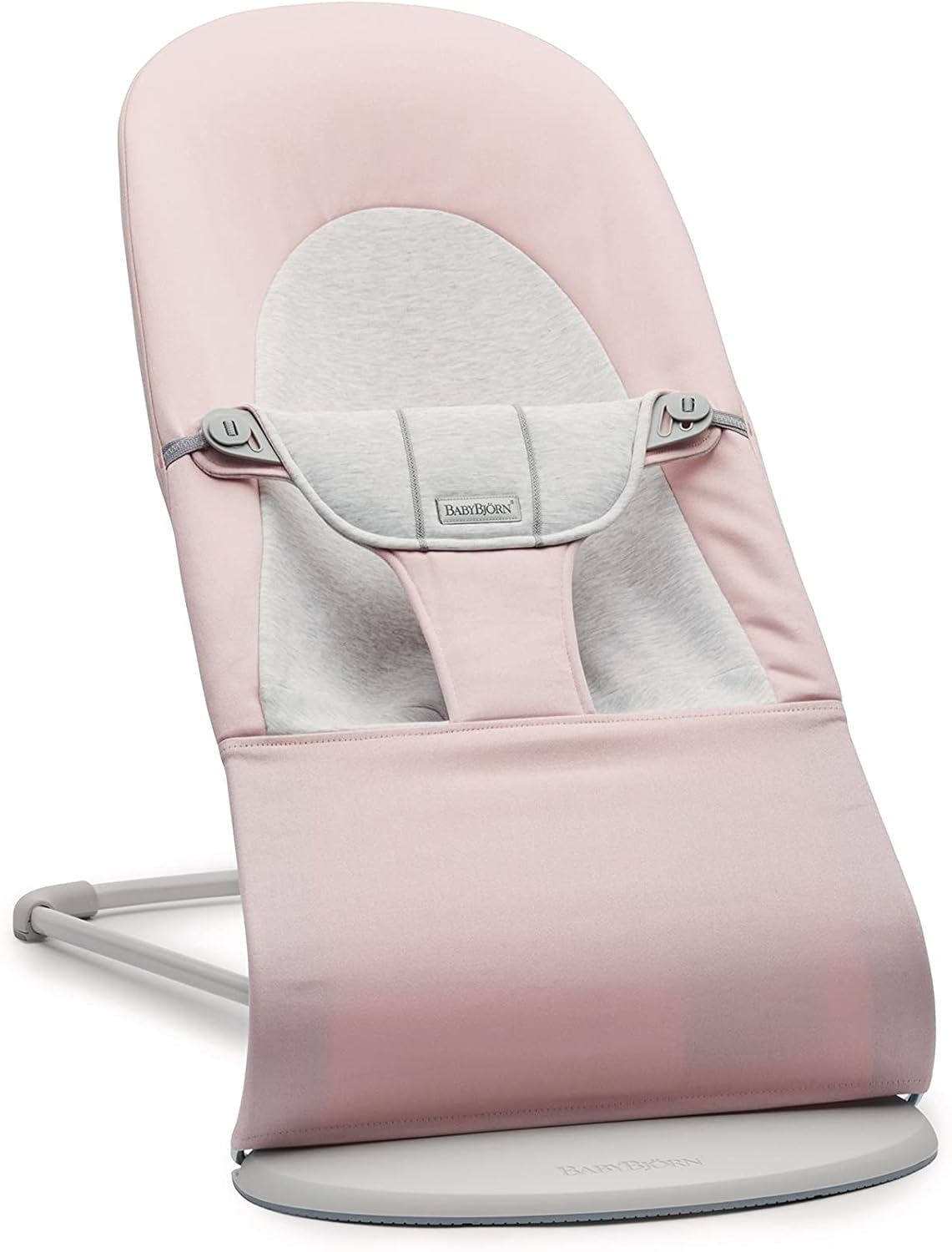 BabyBjörn Hamaca Balance Soft, Tejido/Jersey, Salvia claro/Gris