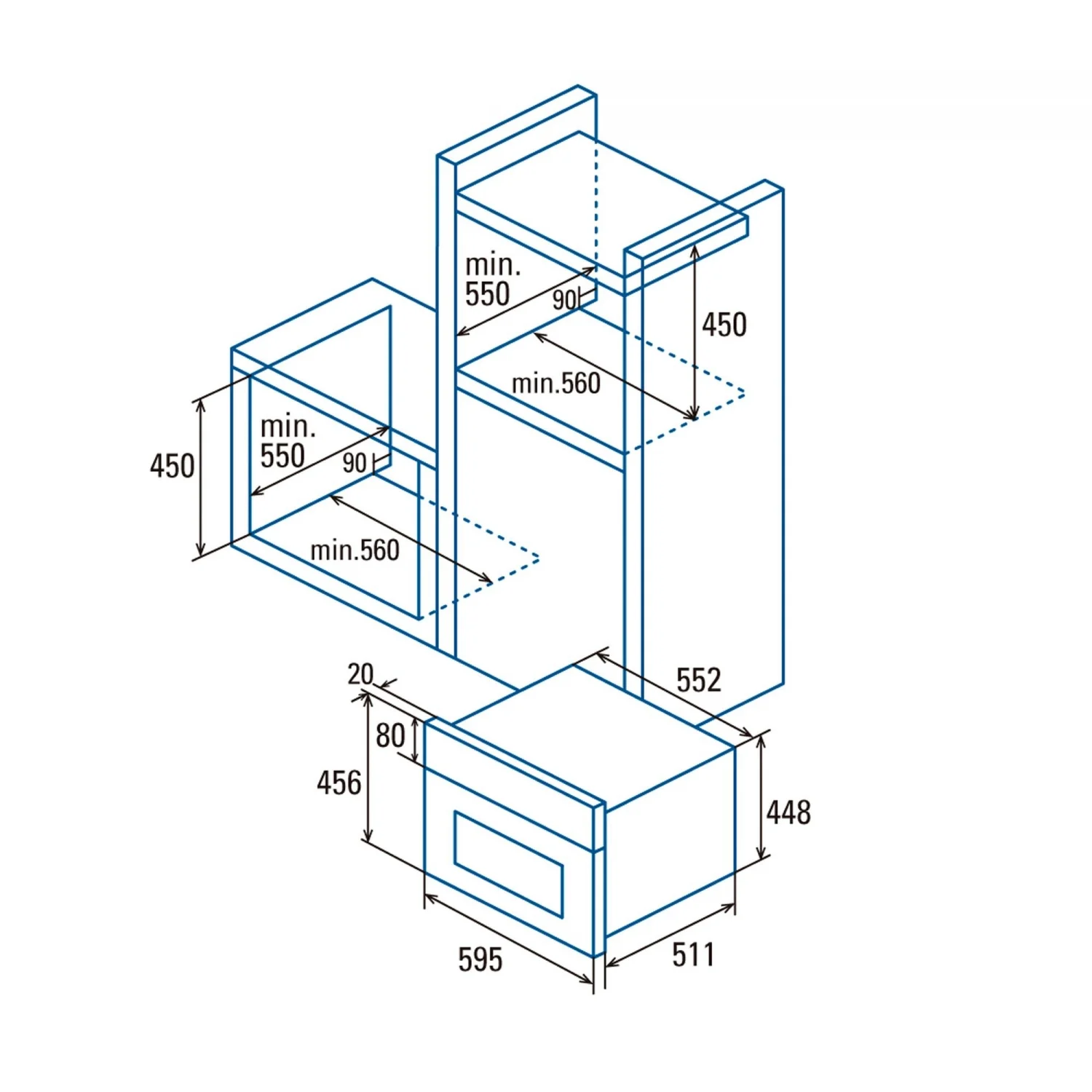 Horno Multifunción Cata CMD5008X