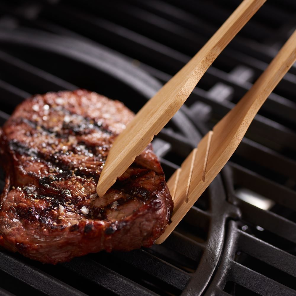 Pinzas Barbacoa 38,5 Cm Bambú