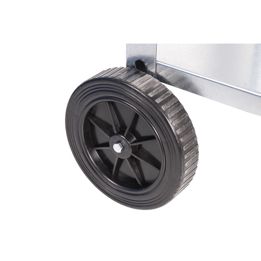 Cofan Barbacoa De Carbón Con Ruedas | Parrilla Ajustable | Con Ladrillo Refractario Y Asa Lateral | Fácil Transporte | Gran Superficie De Asado | Medidas: 56,7 X 36 X 83 Cm